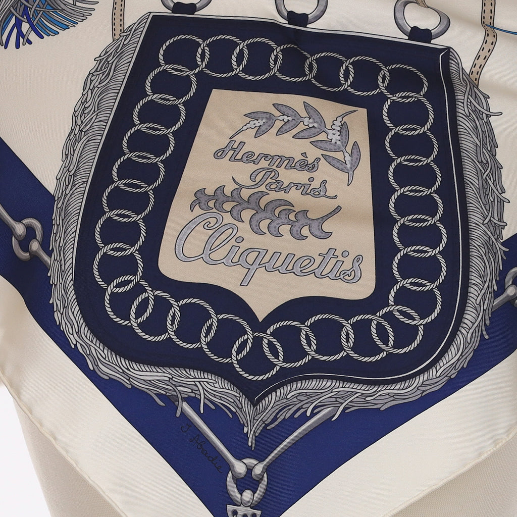 Pristine Boxed Hermès Cliquetis Silk Scarf