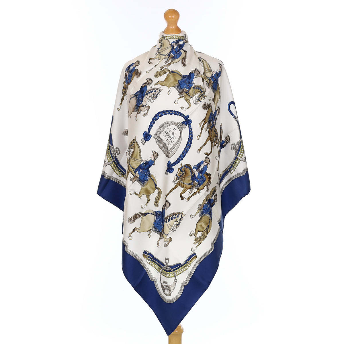 Brand New Boxed Hermès Reprise Vintage Silk Scarf