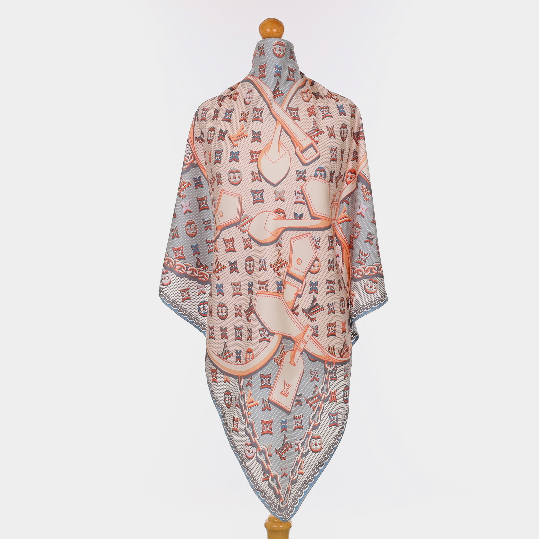 Pristine Louis Vuitton Vintage Silk Scarf