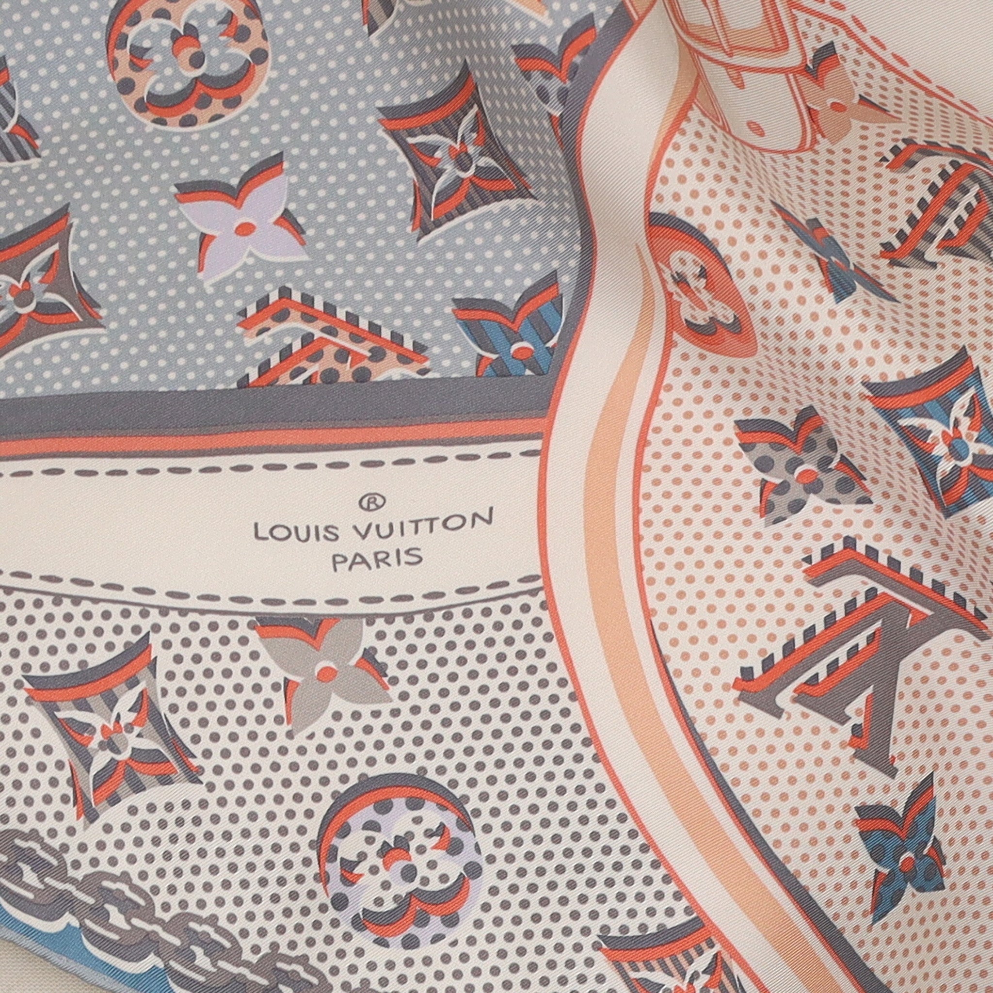 Pristine Louis Vuitton Vintage Silk Scarf