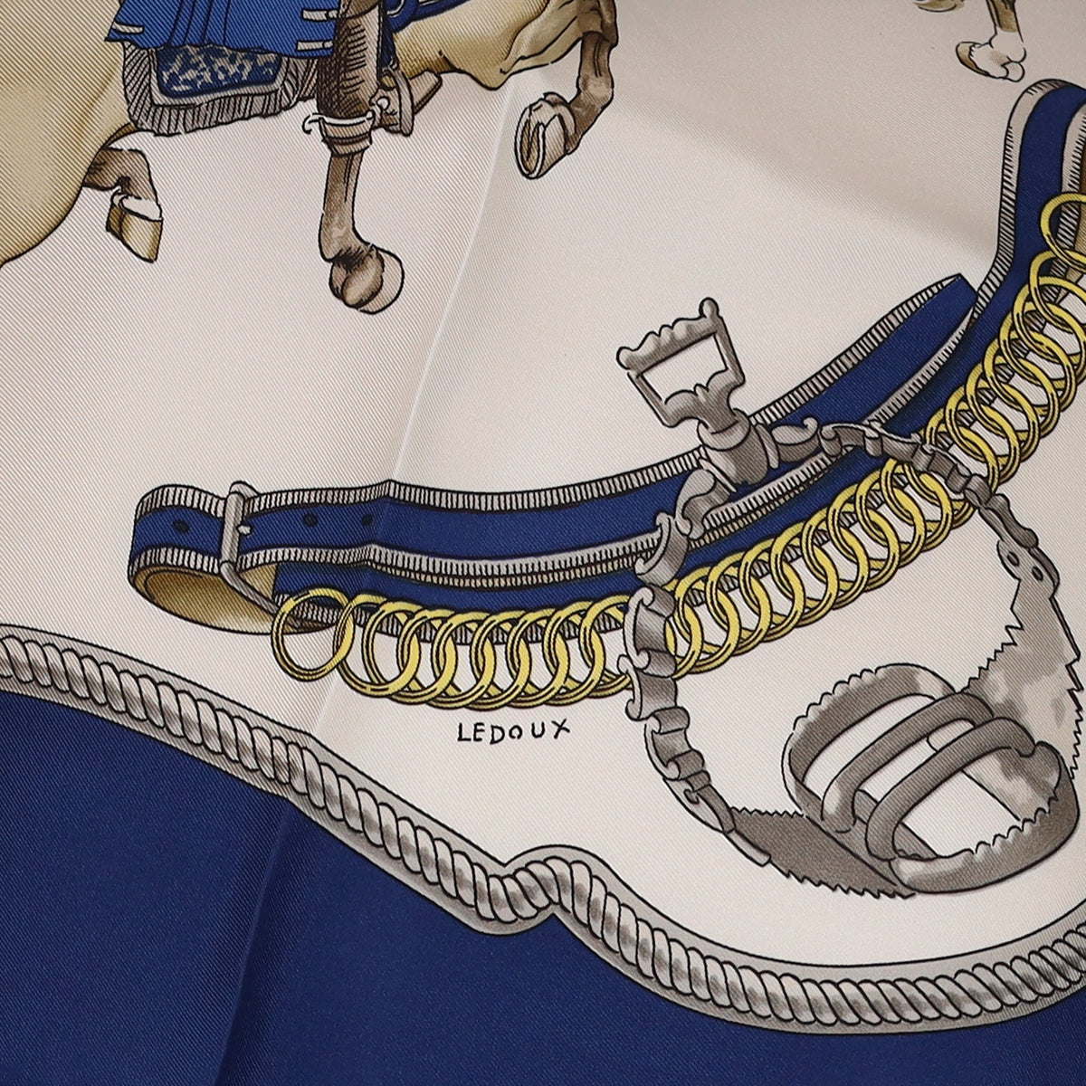 Brand New Boxed Hermès Reprise Vintage Silk Scarf