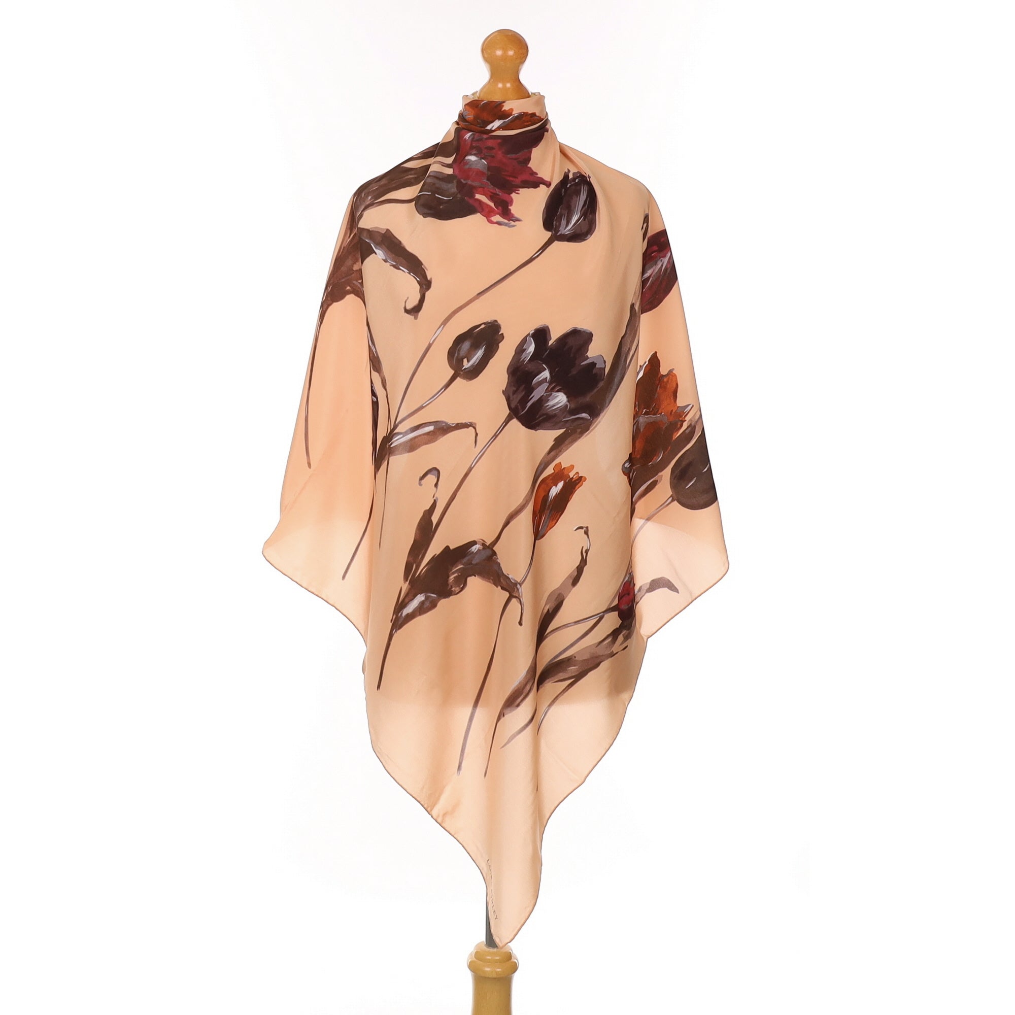 Laura Ashley Floral Silk Scarf