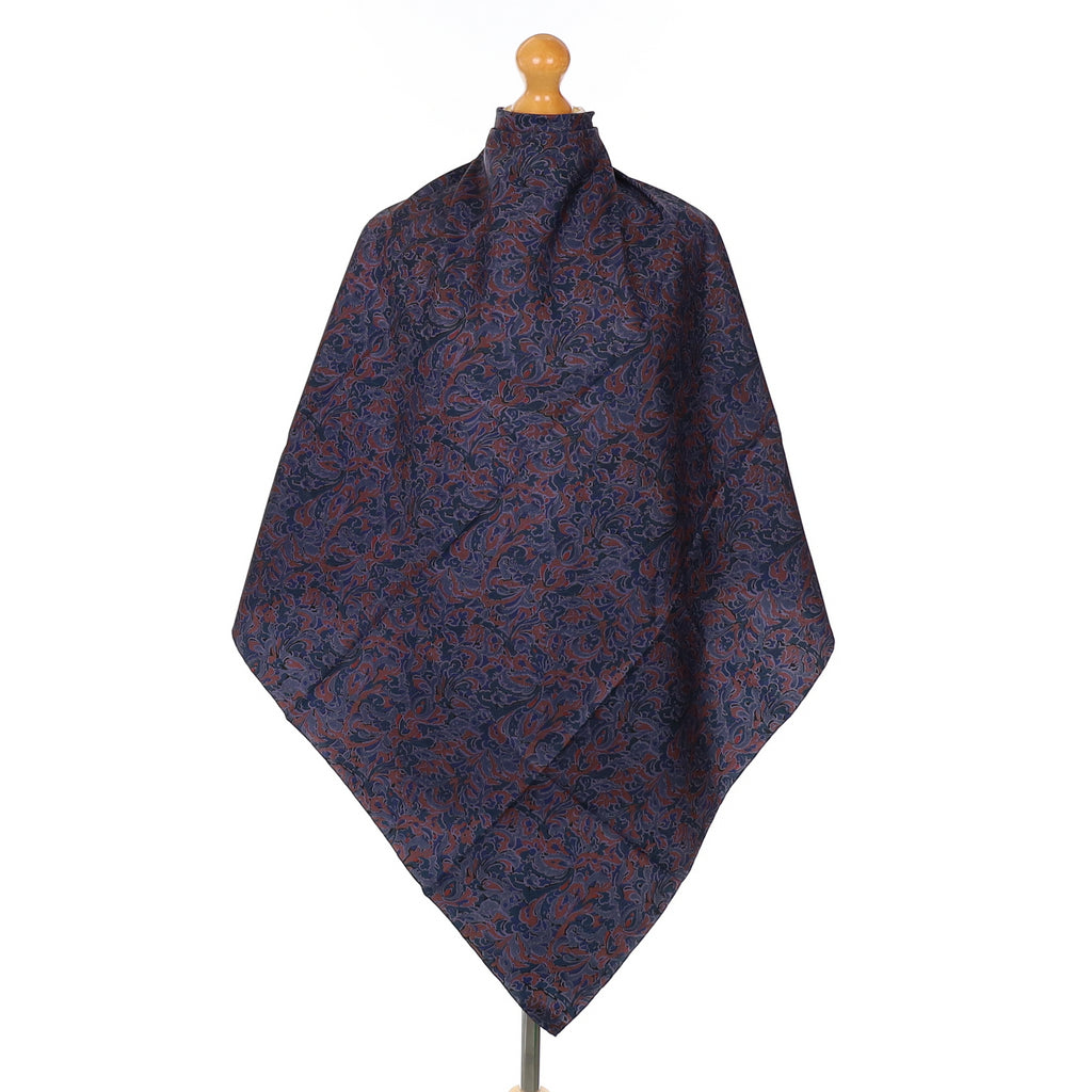 Reversible Paisley Silk Scarf