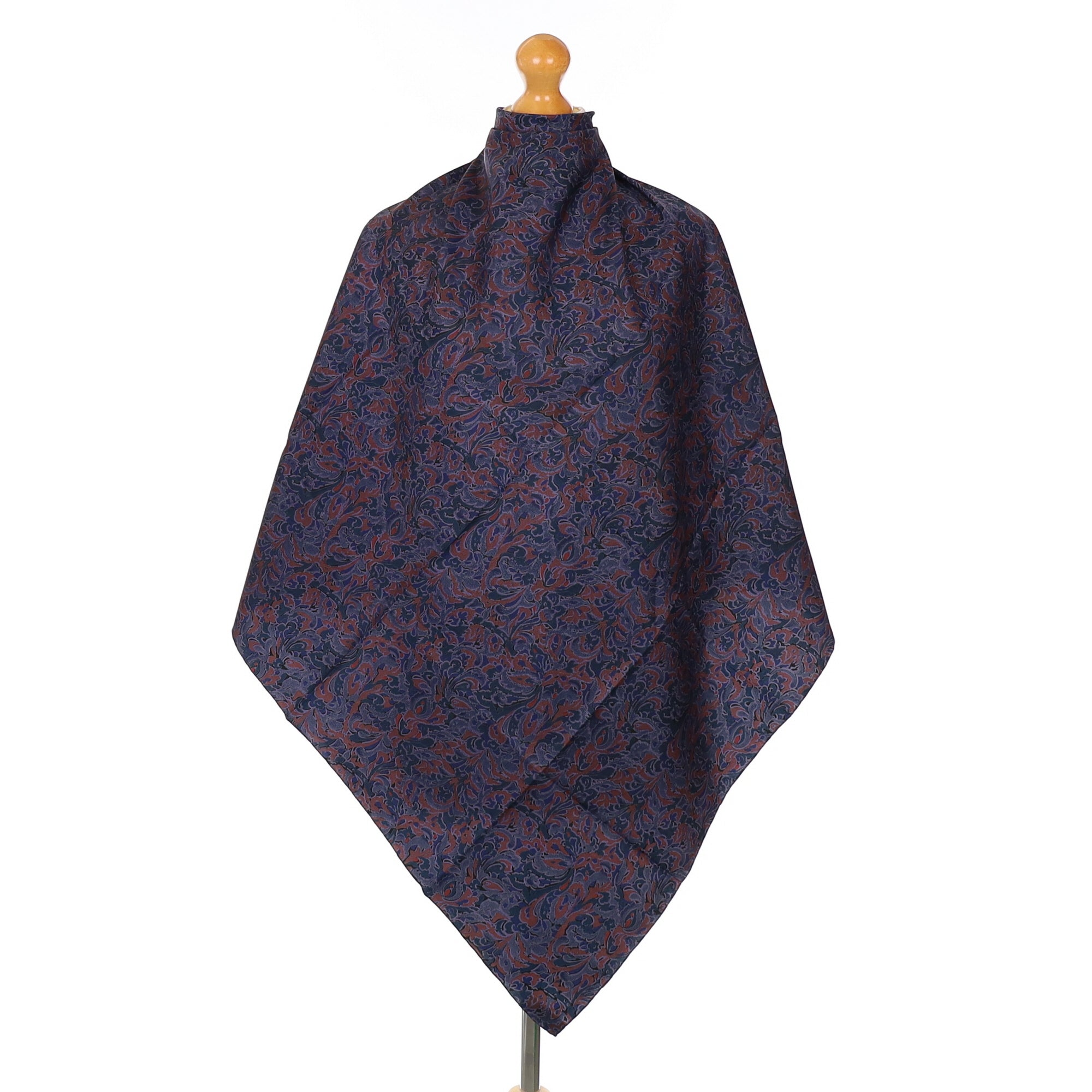 Reversible Paisley Silk Scarf