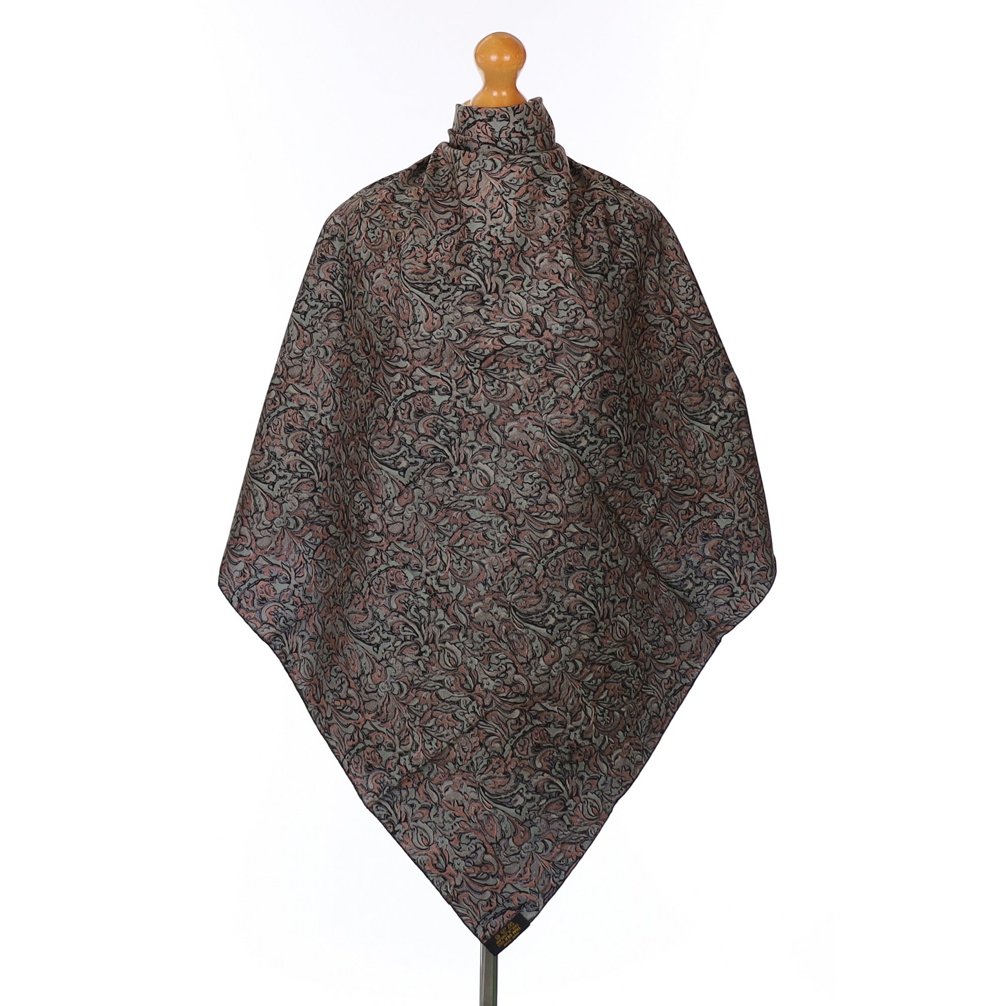 Reversible Paisley Silk Scarf