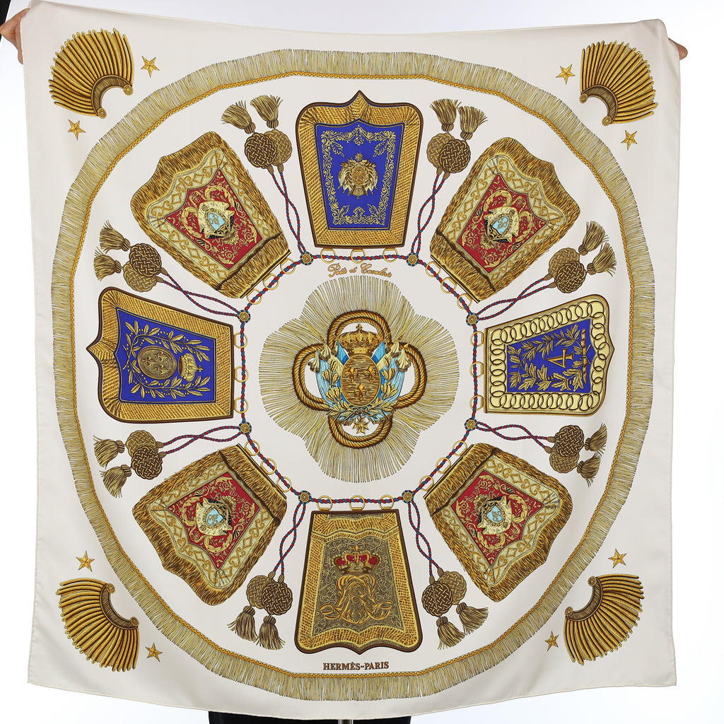 Hermès Poste et Cavalerie Vintage Silk Scarf