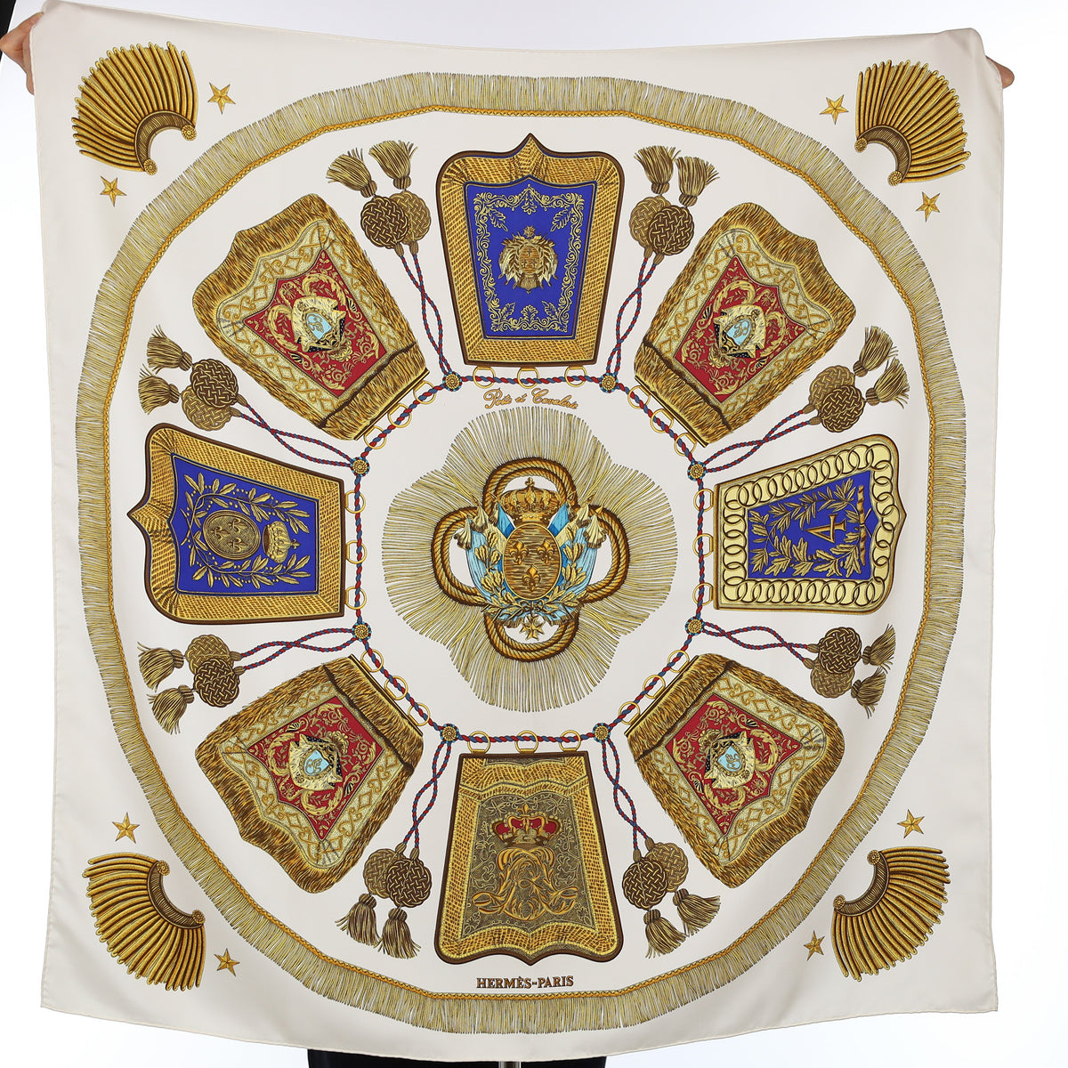 Hermès Poste et Cavalerie Vintage Silk Scarf