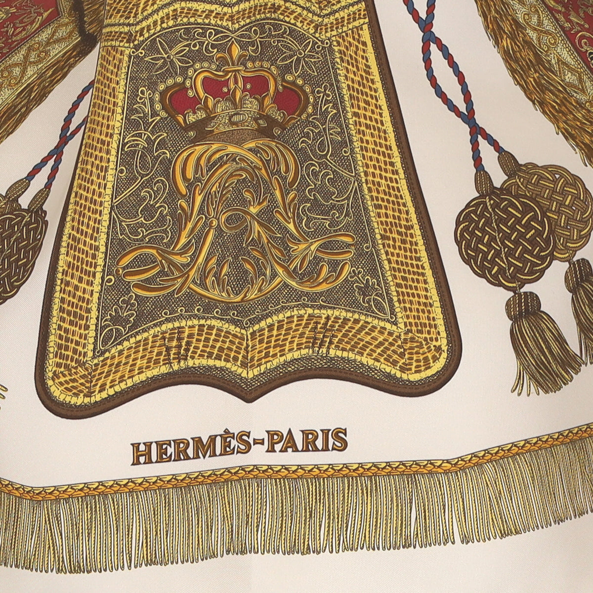 Hermès Poste et Cavalerie Vintage Silk Scarf