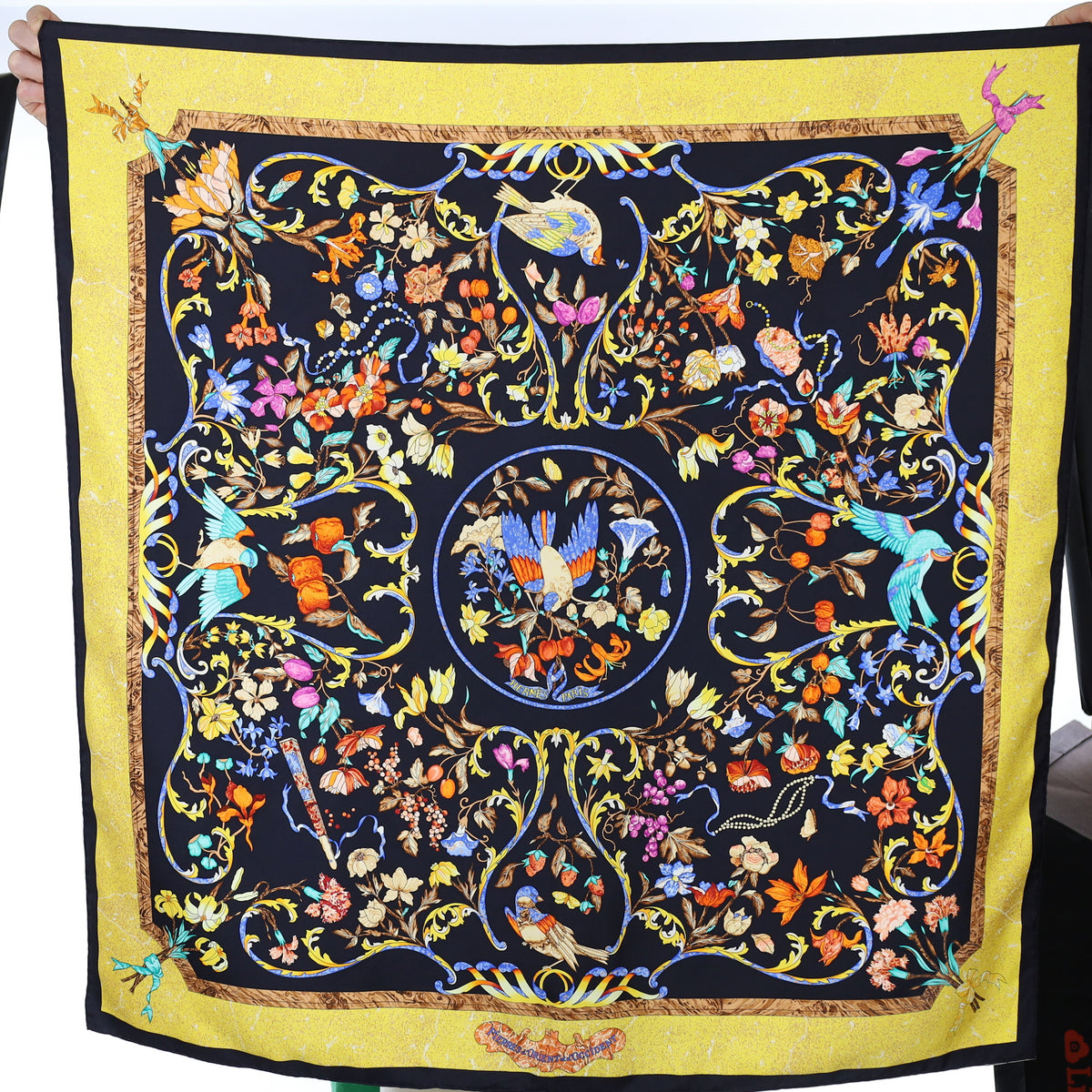 Pristine Hermès Pierres d'Orient et D'Occident Silk Scarf