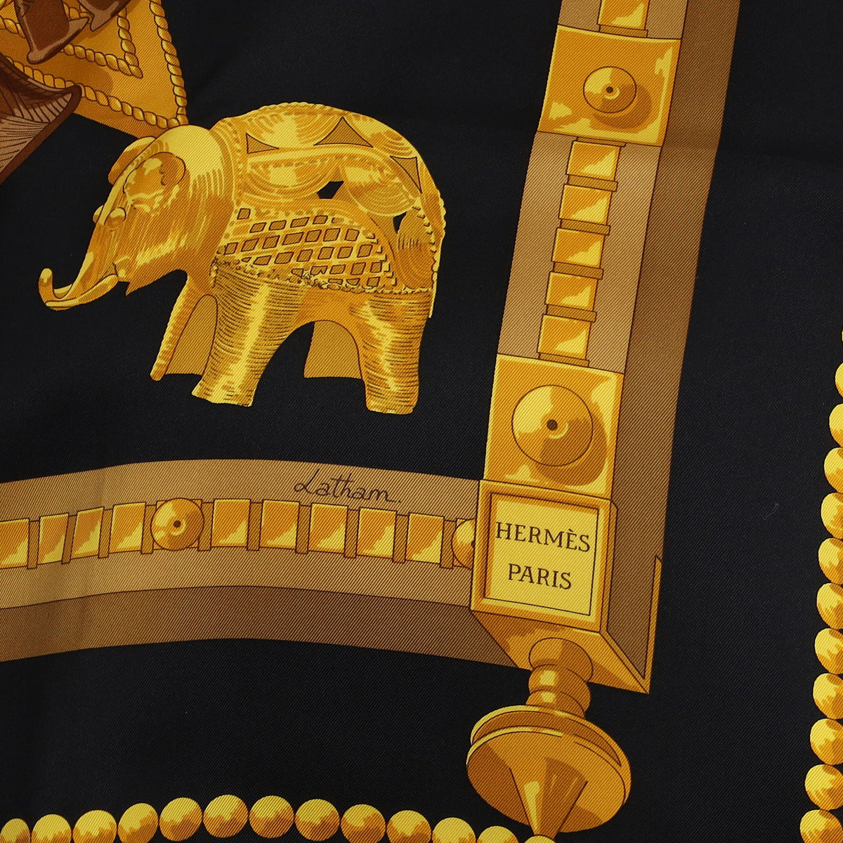 Brand New Boxed Hermès Cuillers D'afrique Silk Scarf Quite Rare