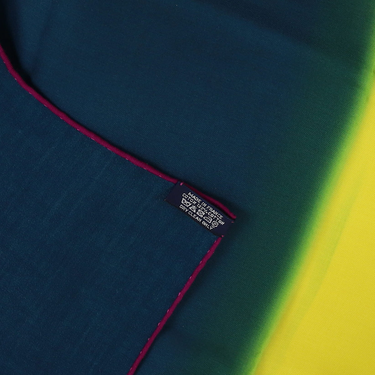 Pristine Boxed Hermès Los Angeles Colour Block Cotton Scarf