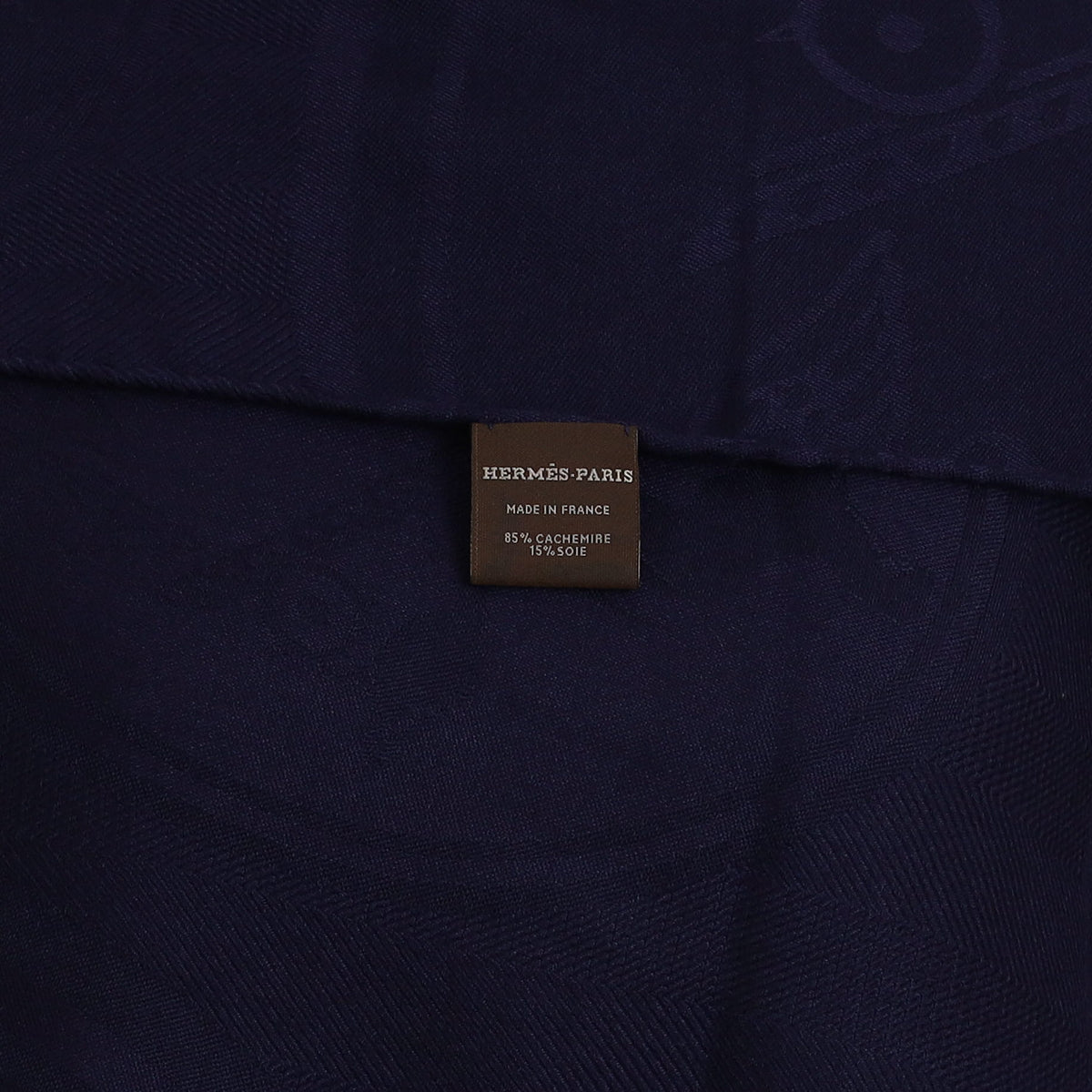 Boxed Hermès Libris Cashmere Blend Stole