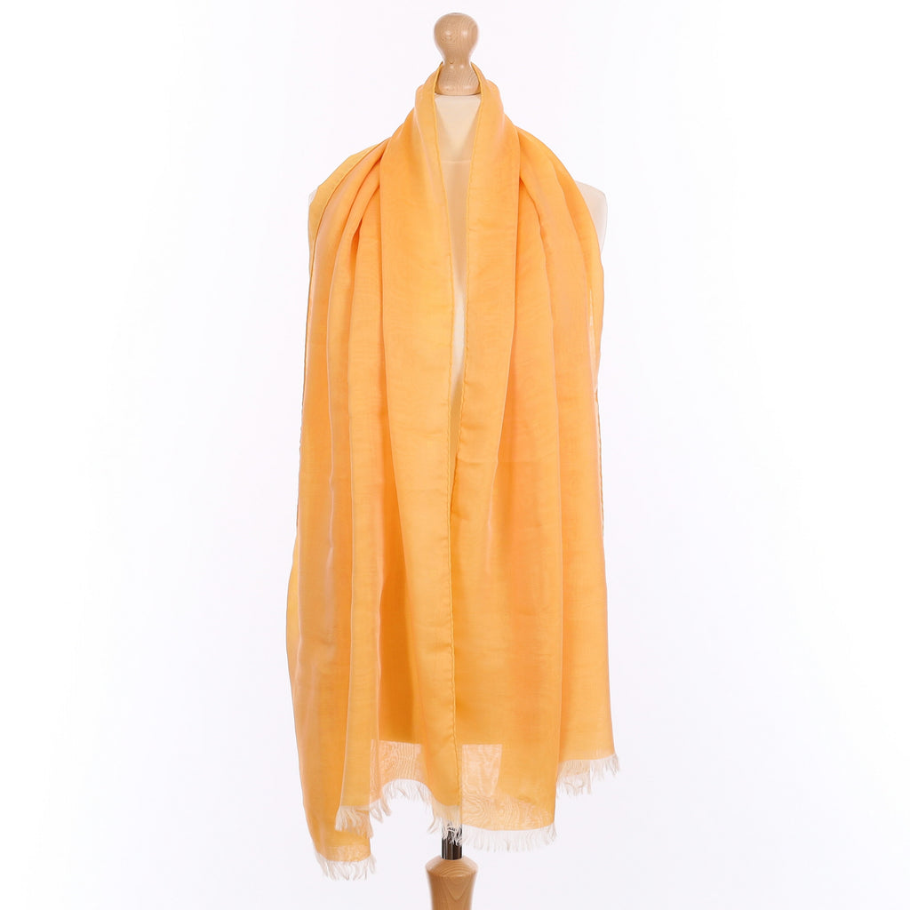 Boxed Hermès Mousseline Silk Wrap