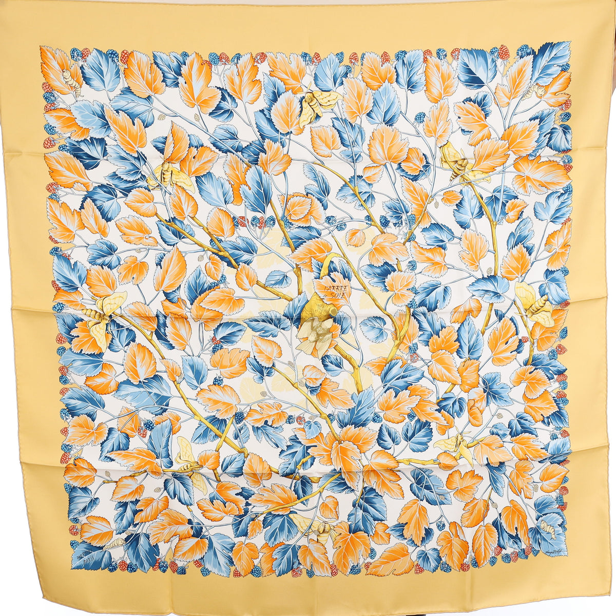 Brand New Boxed Hermès L'arbre de Soie Silk Scarf Quite Rare