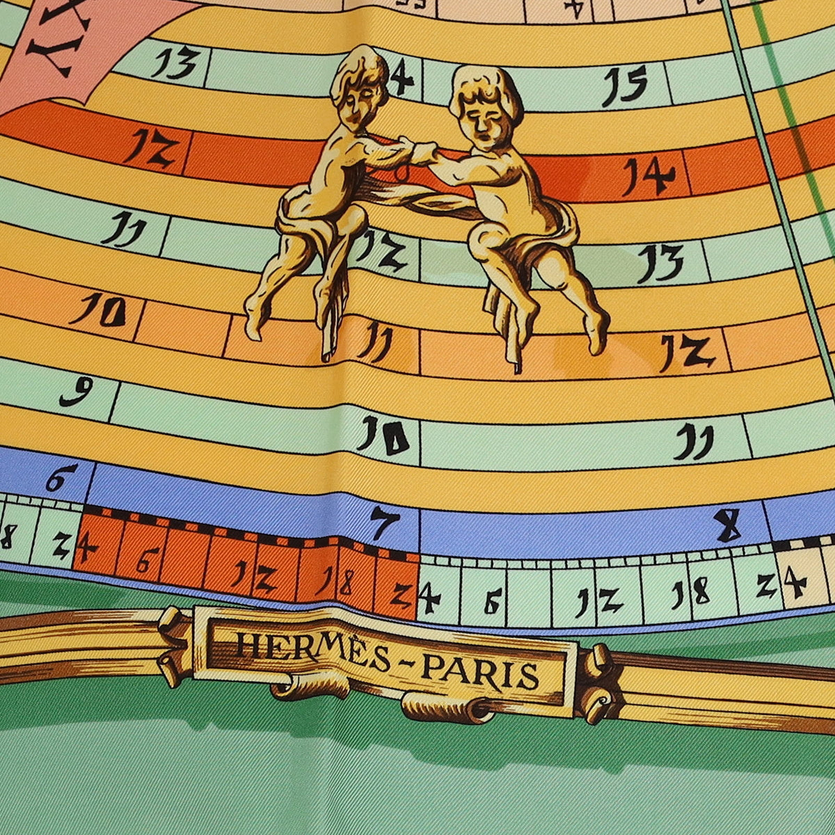 Brand New Boxed Hermès Dies et Hore Silk Scarf