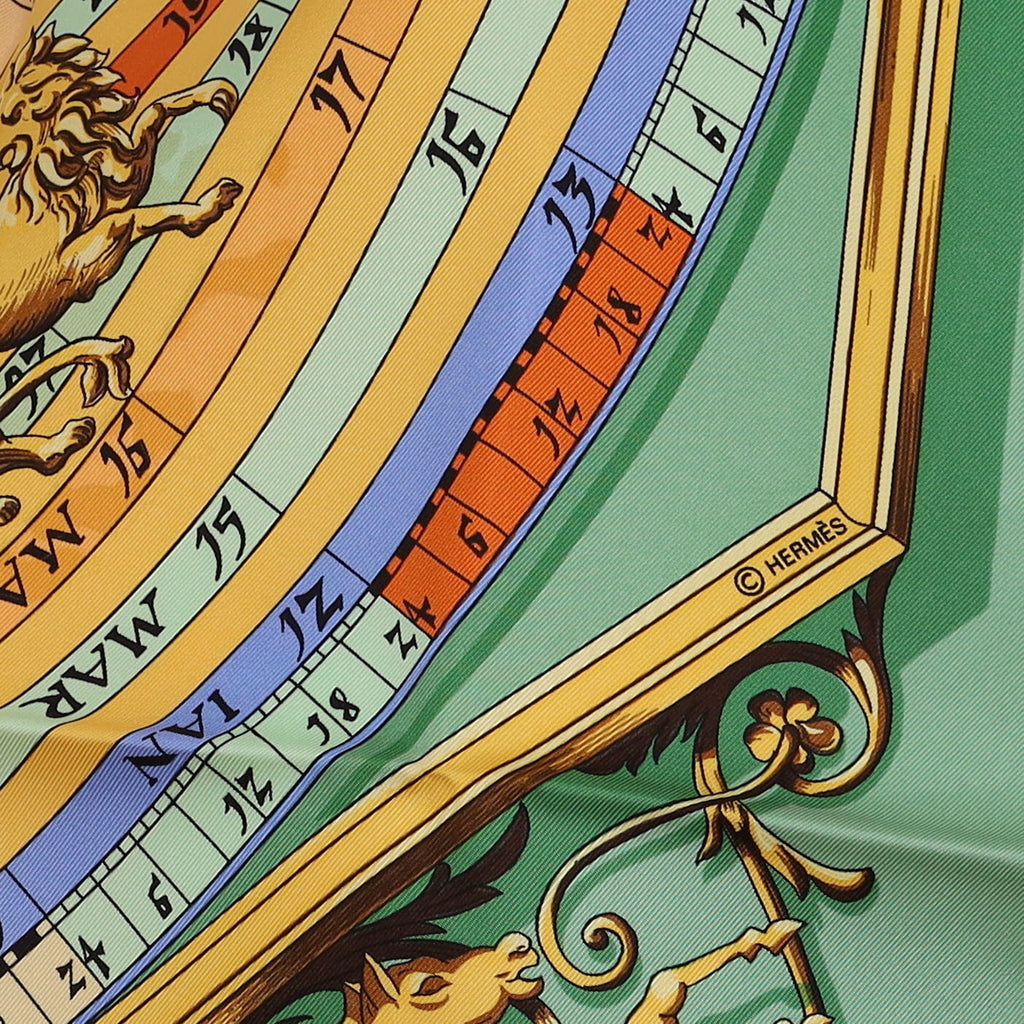 Brand New Boxed Hermès Dies et Hore Silk Scarf