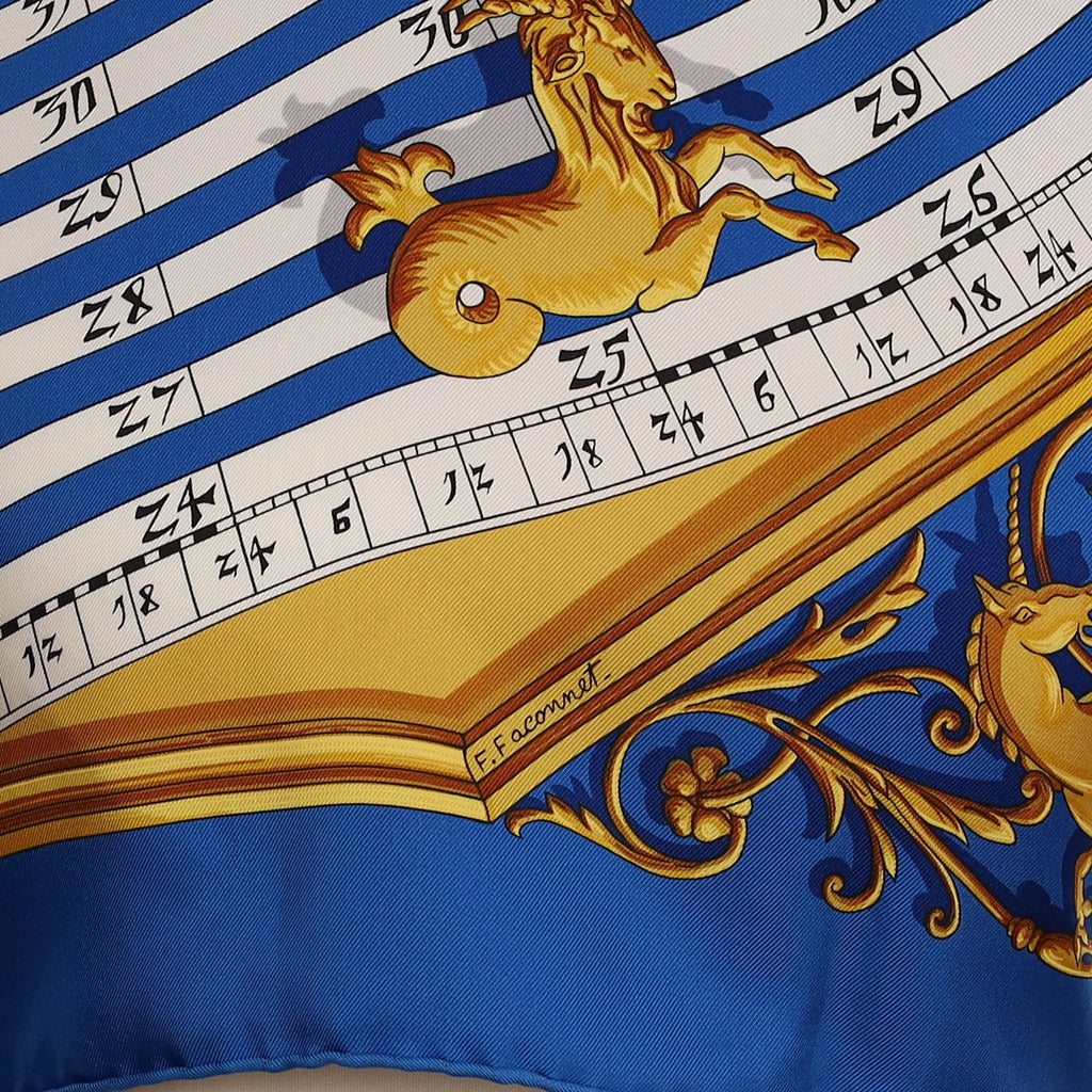 Pristine Boxed Hermès Dies et Hore Silk Scarf