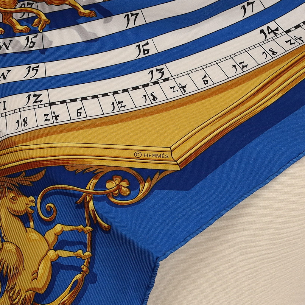 Pristine Boxed Hermès Dies et Hore Silk Scarf