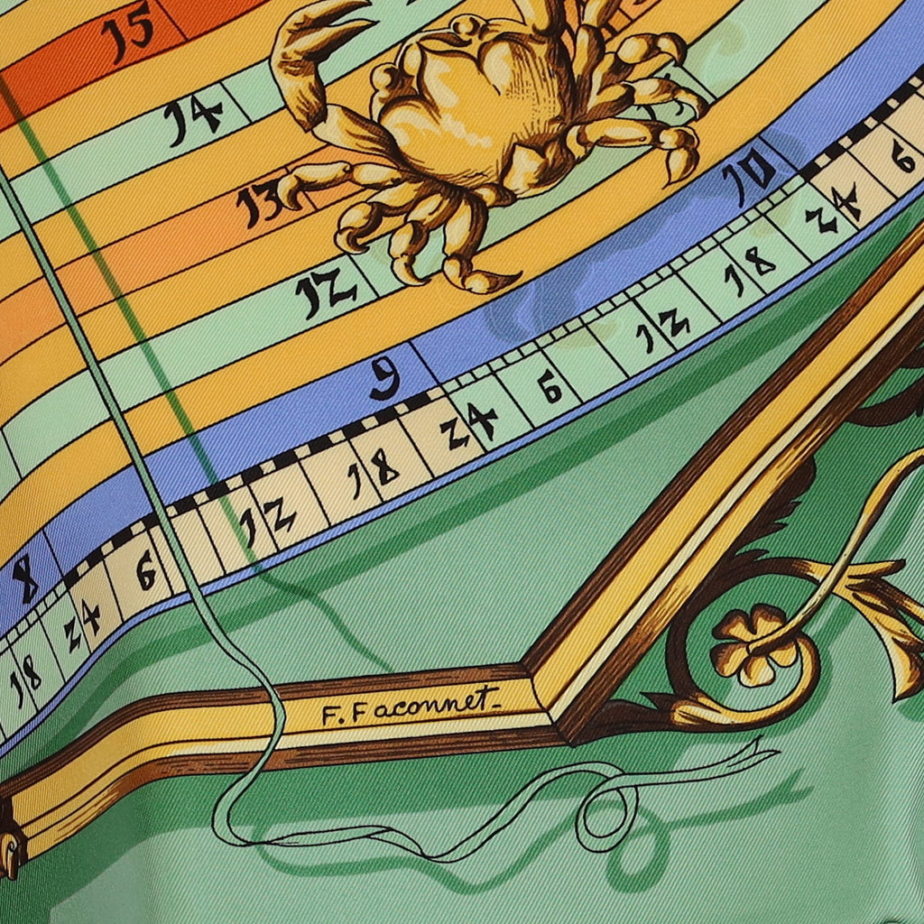 Brand New Boxed Hermès Dies et Hore Silk Scarf