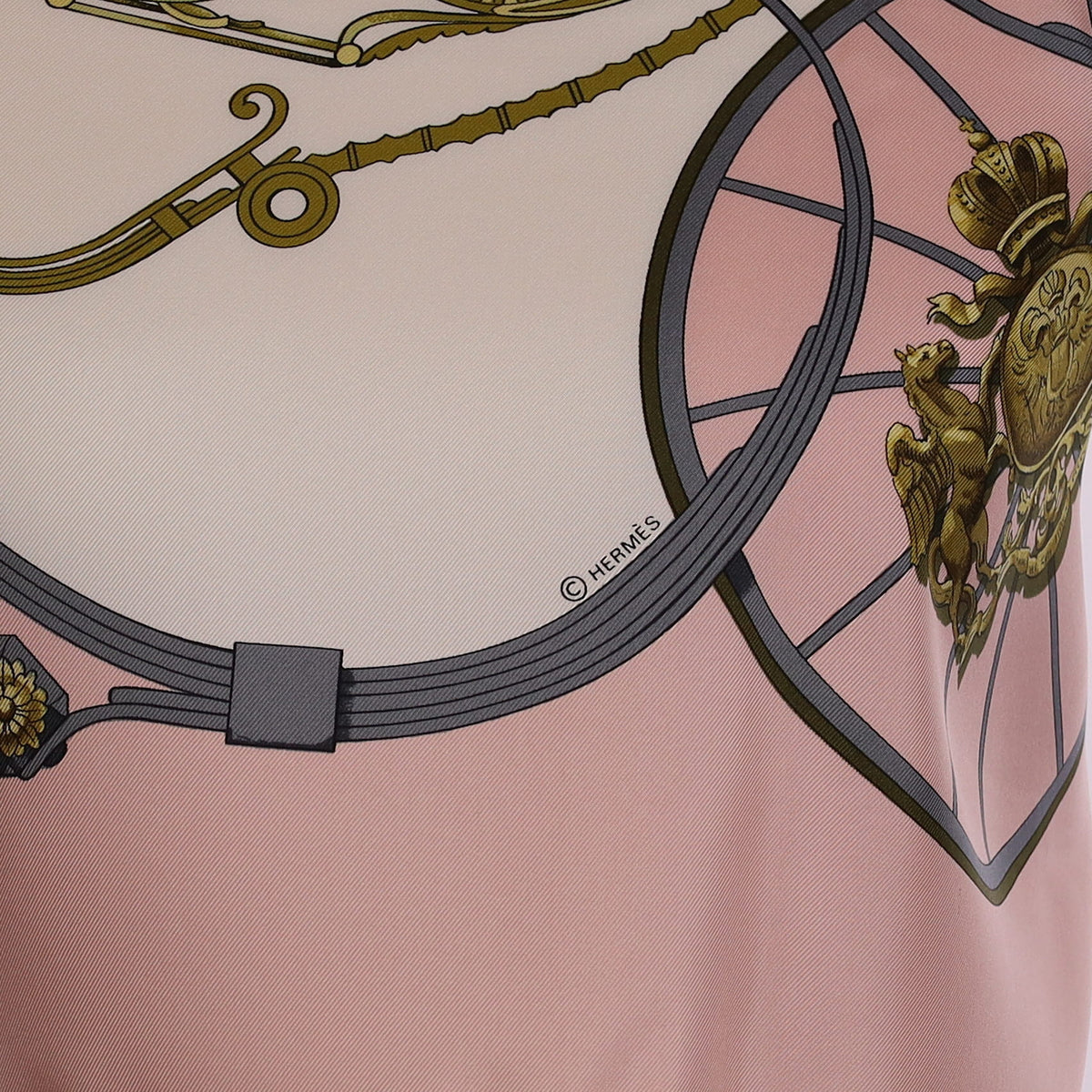 Pristine Boxed Hermès Springs Silk Scarf Quite Rare