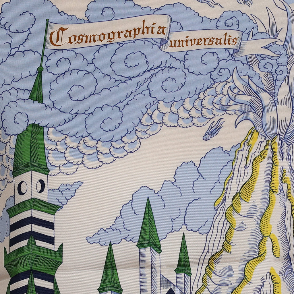 Rare Brand New Boxed Hermès Cosmographia Universalis Silk Scarf