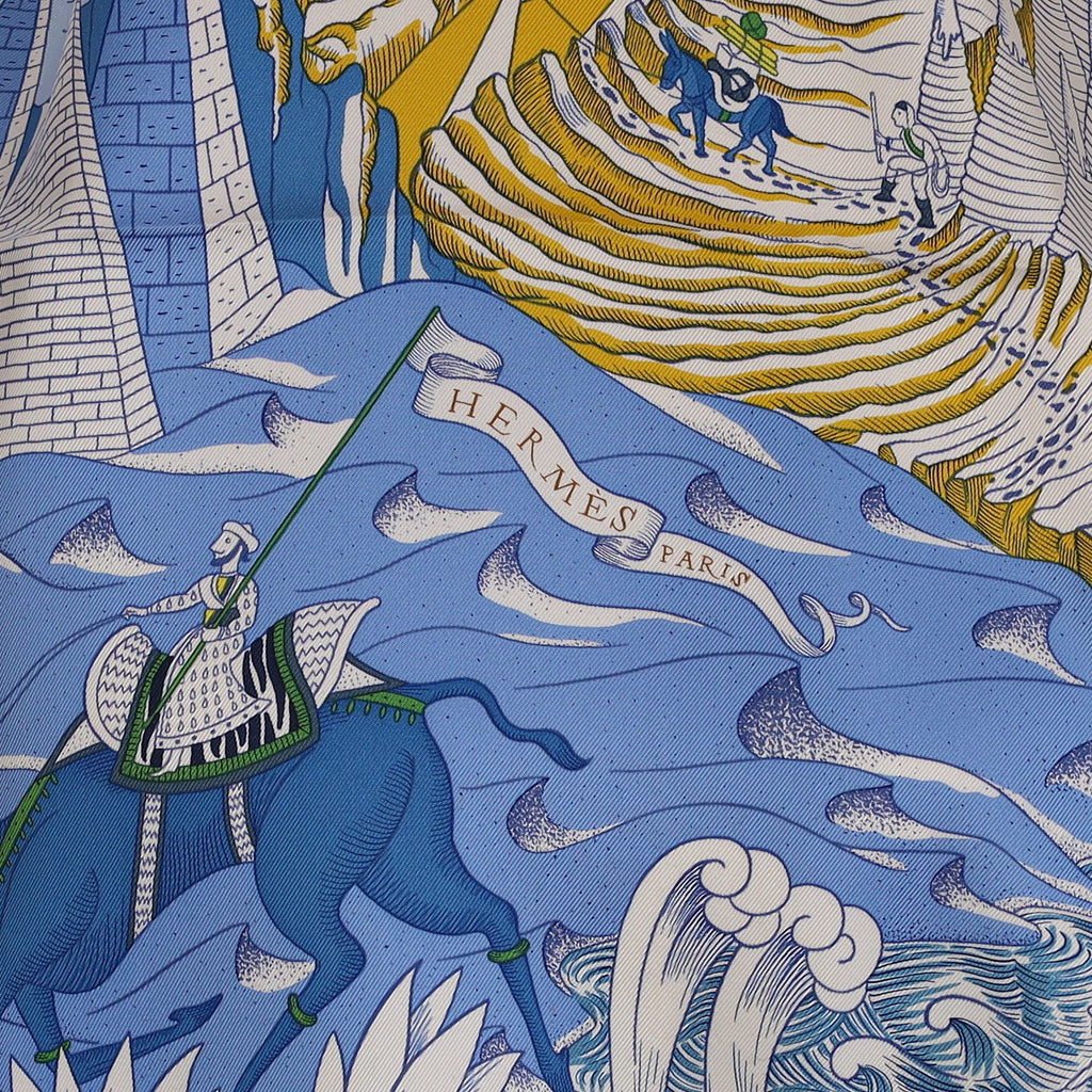 Rare Brand New Boxed Hermès Cosmographia Universalis Silk Scarf
