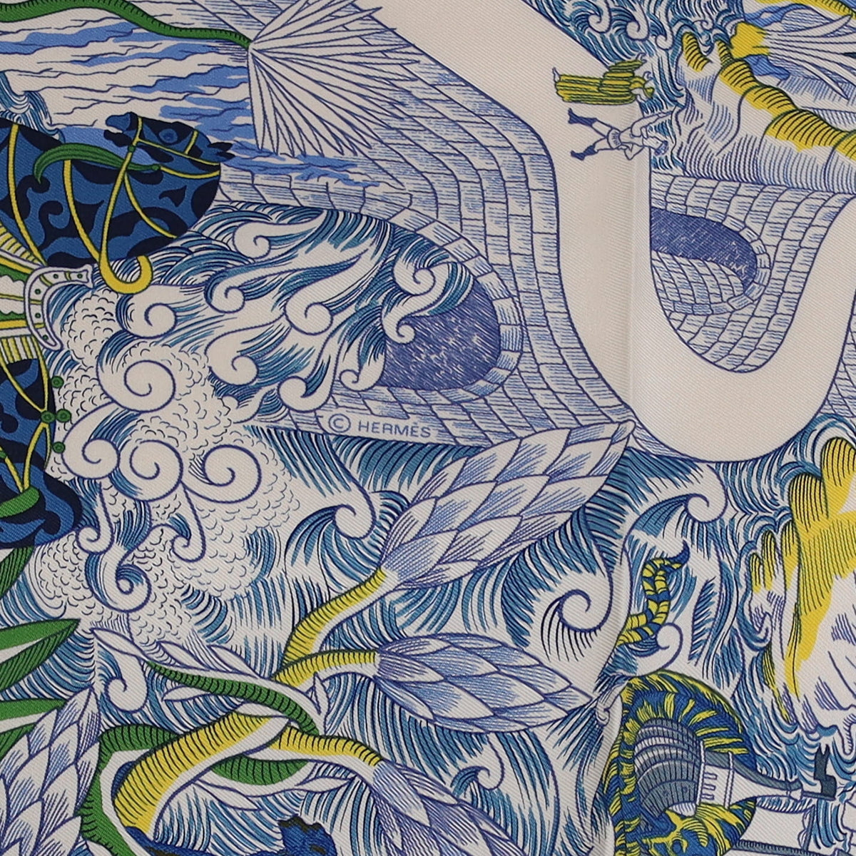 Rare Brand New Boxed Hermès Cosmographia Universalis Silk Scarf