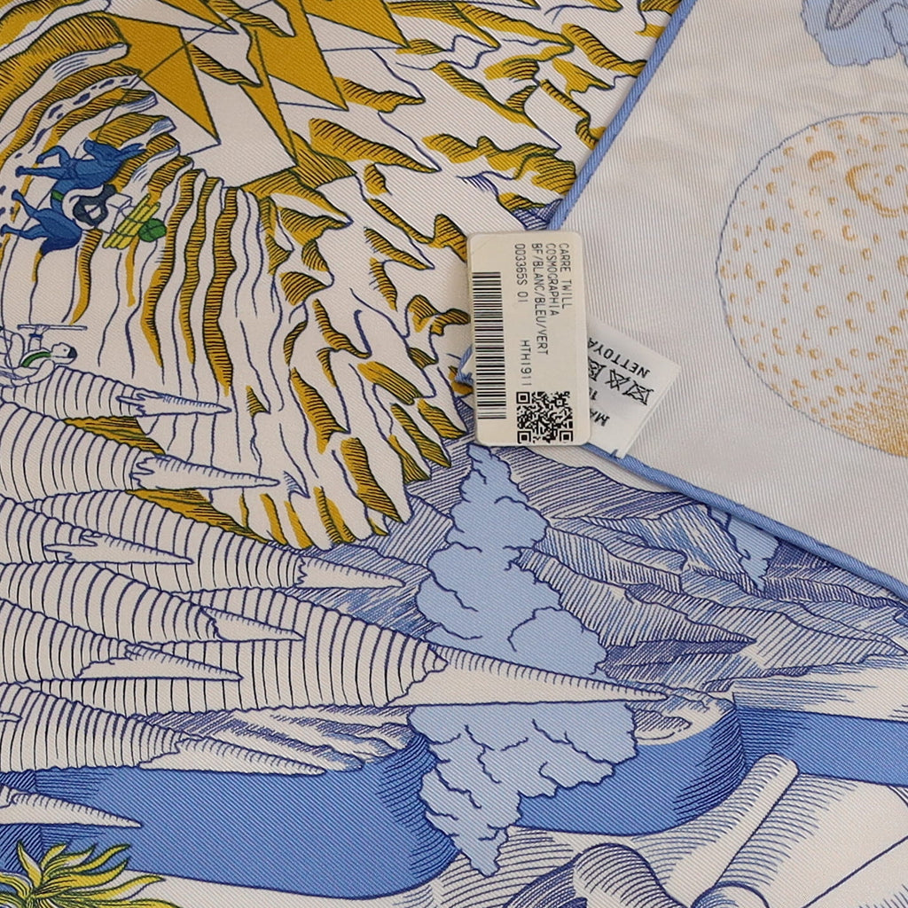 Rare Brand New Boxed Hermès Cosmographia Universalis Silk Scarf