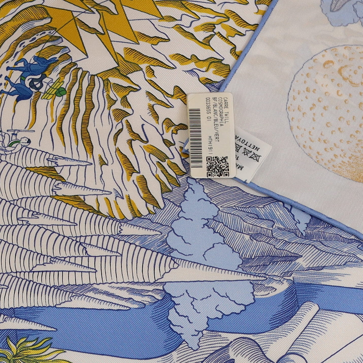 Rare Brand New Boxed Hermès Cosmographia Universalis Silk Scarf