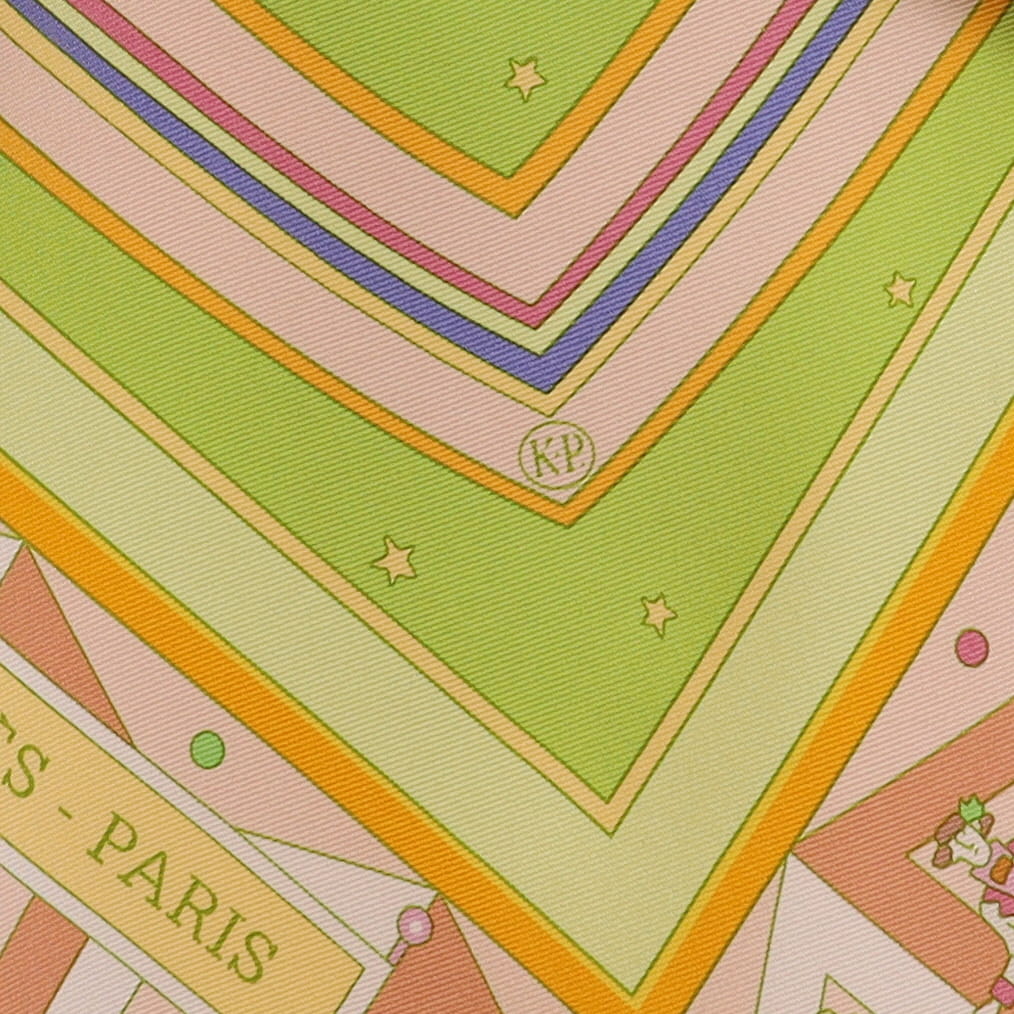 Brand New Boxed Hermès Donner la Main Silk Scarf