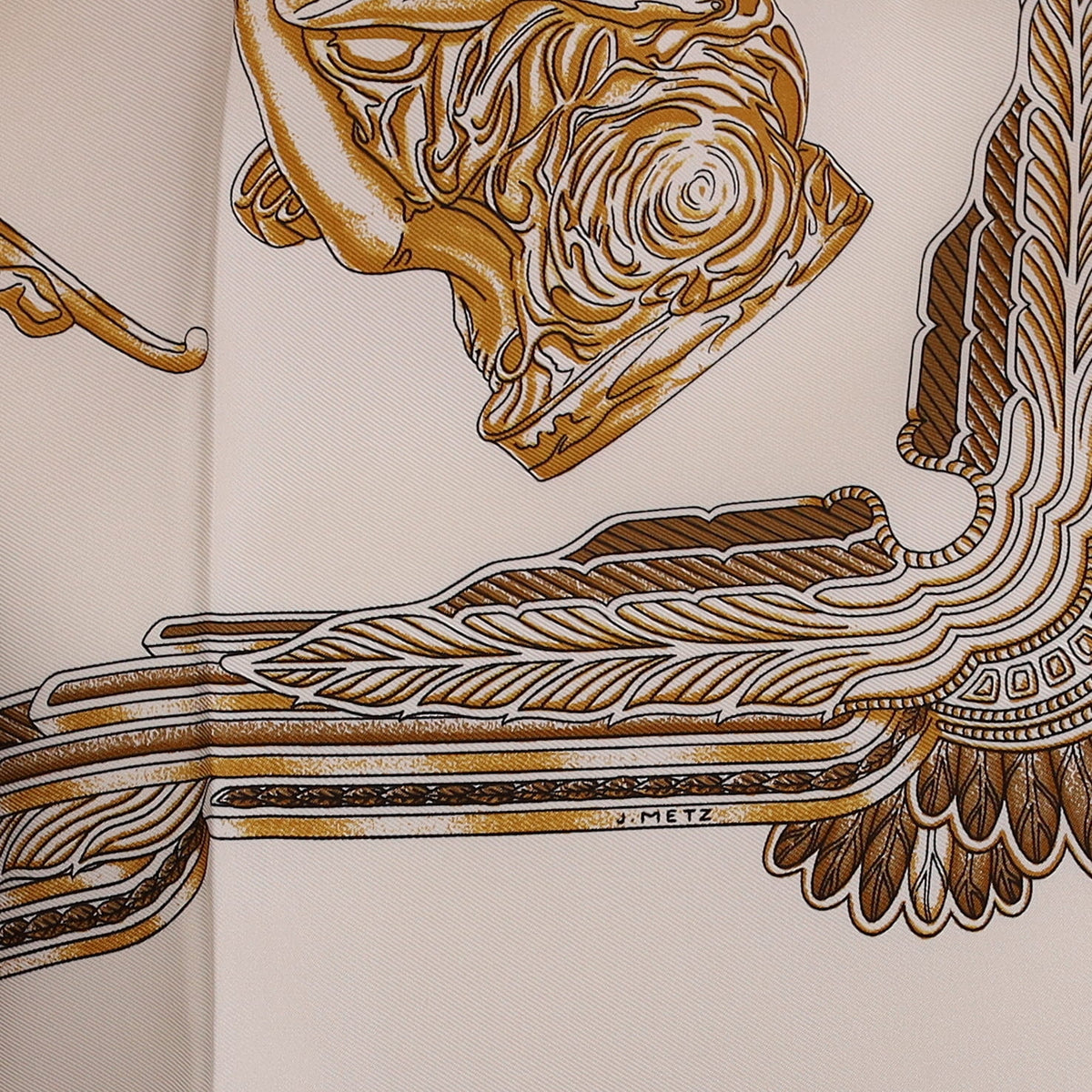 Brand New Boxed Hermès Les Parures du Vent Silk Scarf