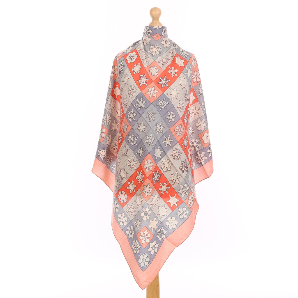 Brand New Boxed Hermès Feux de L'Hiver Cashmere Blend Scarf