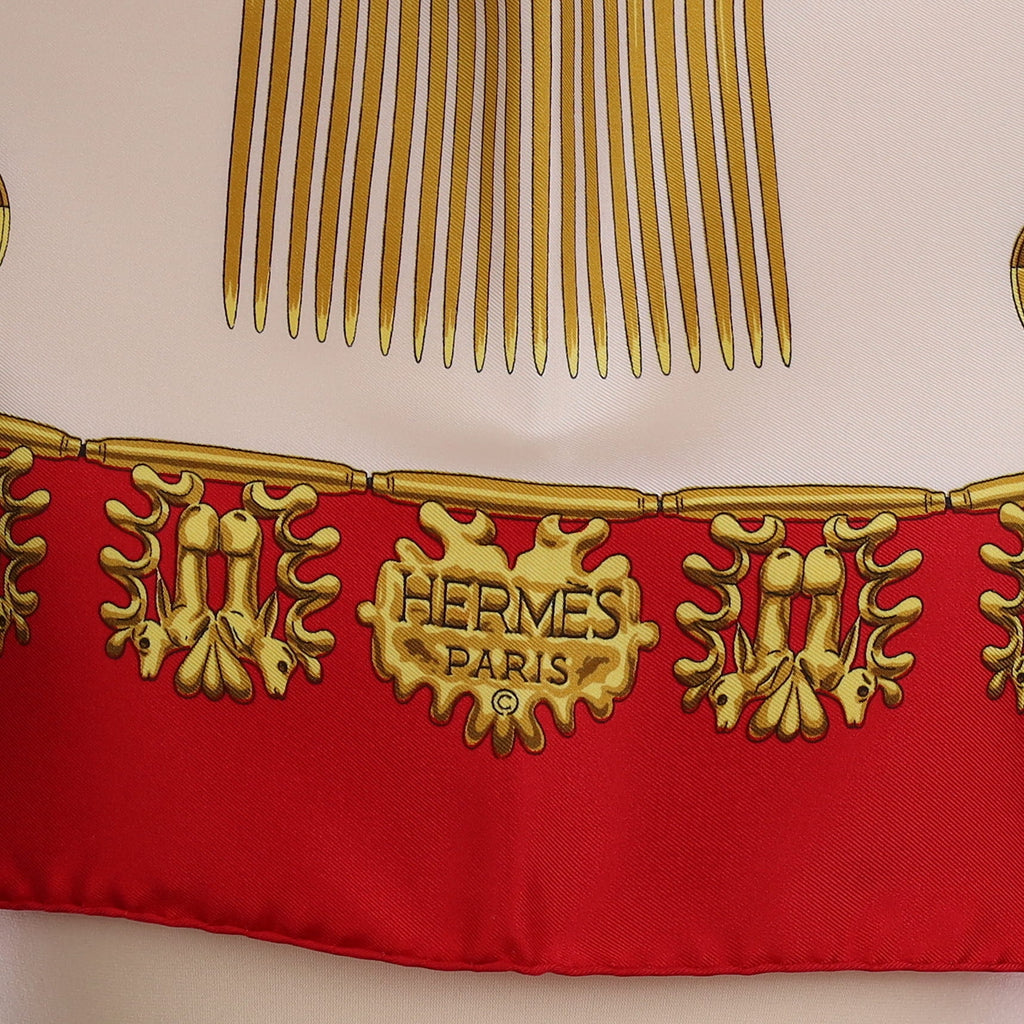 Brand New Boxed Hermès Les Cavaliers D'or Silk Scarf