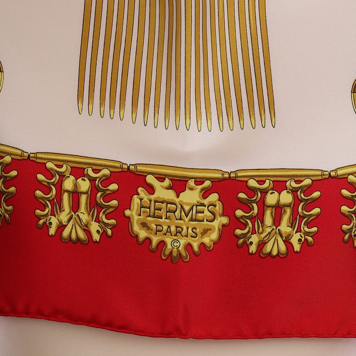 Brand New Boxed Hermès Les Cavaliers D'or Silk Scarf