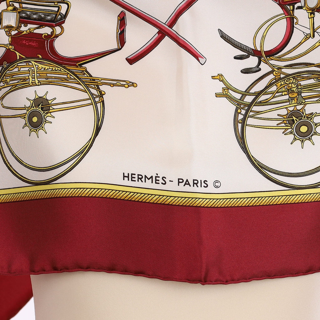 Brand New Boxed Hermès Les Voitures a Transformation Silk Scarf