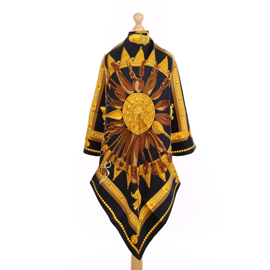 Brand New Boxed Hermès Cuillers D'afrique Silk Scarf Quite Rare