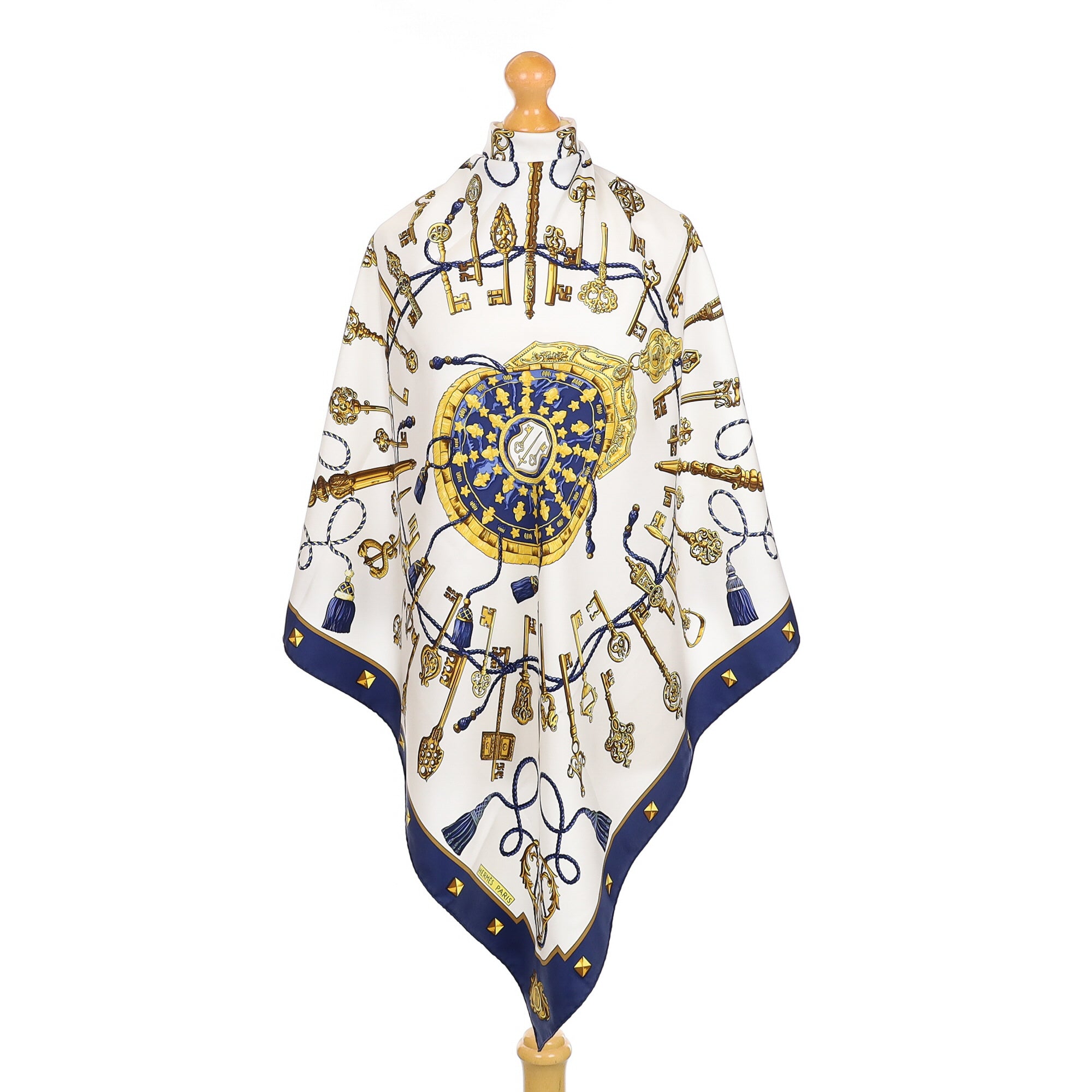 Hermès Les Clefs Silk Scarf