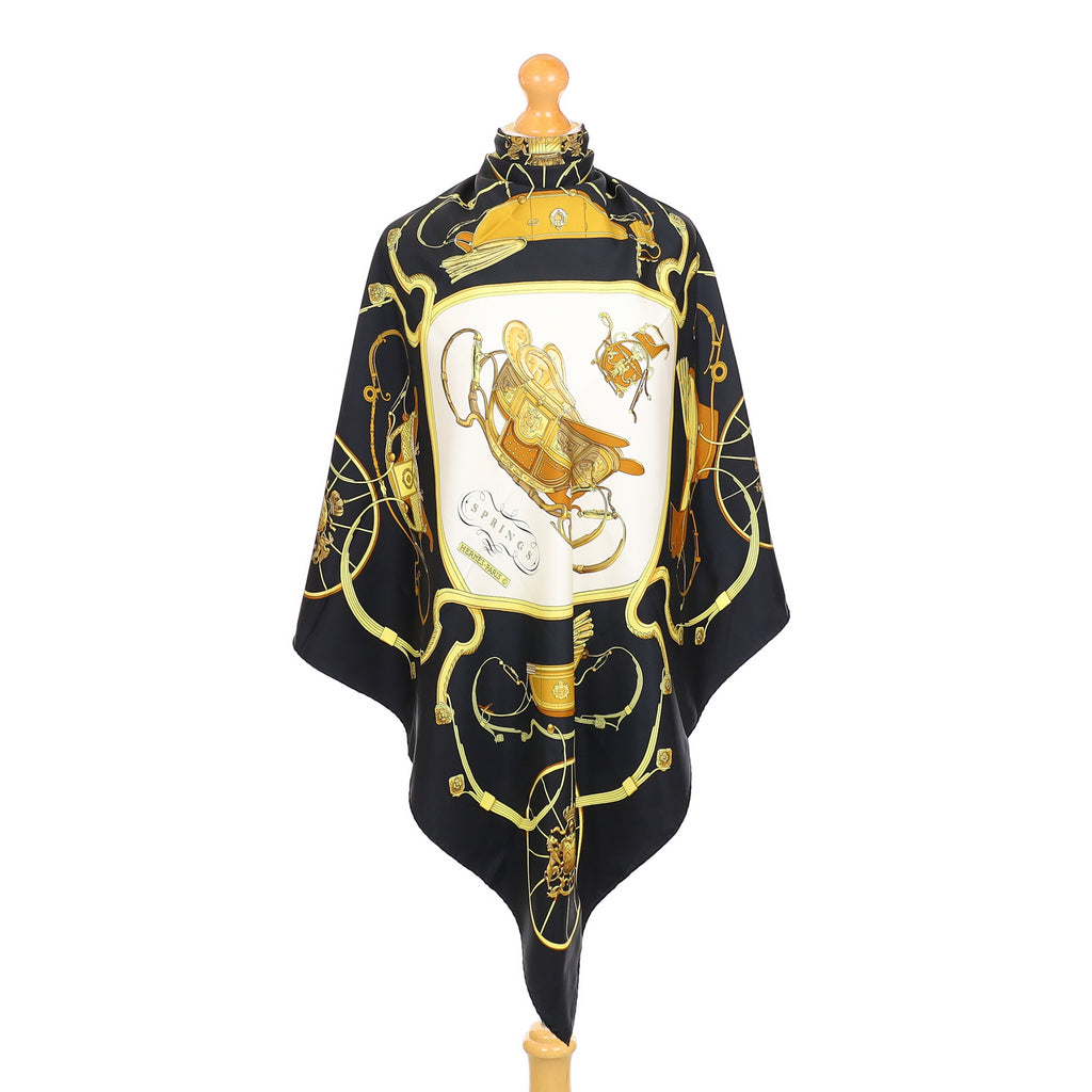 Hermès Springs Silk Scarf