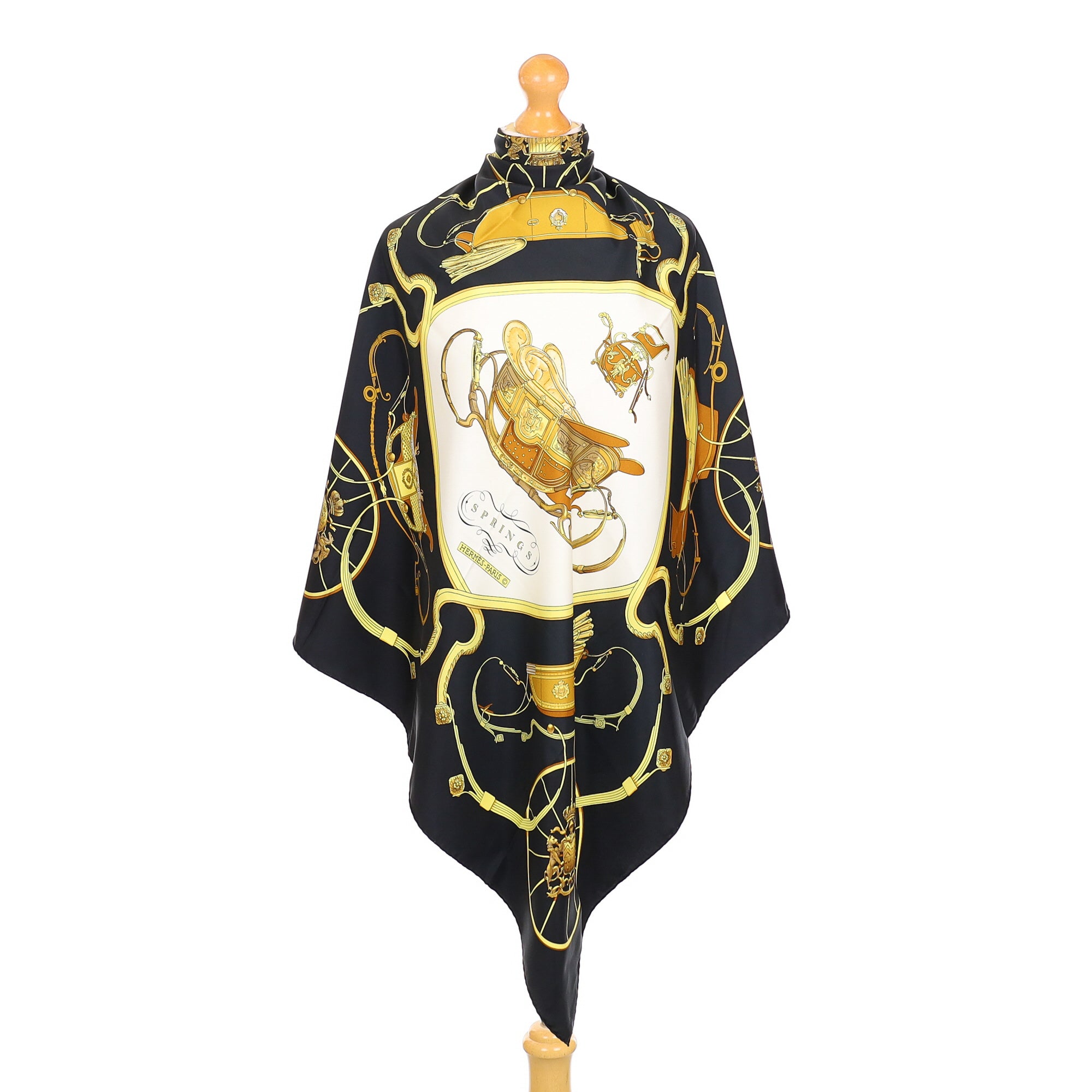 Hermès Springs Silk Scarf