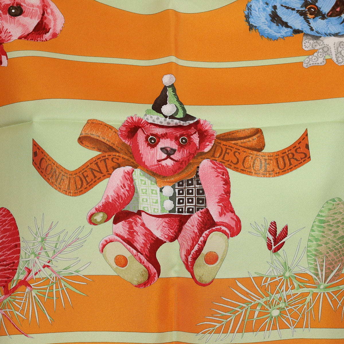 Brand New Boxed Hermès Confidents des Coeurs Silk Scarf