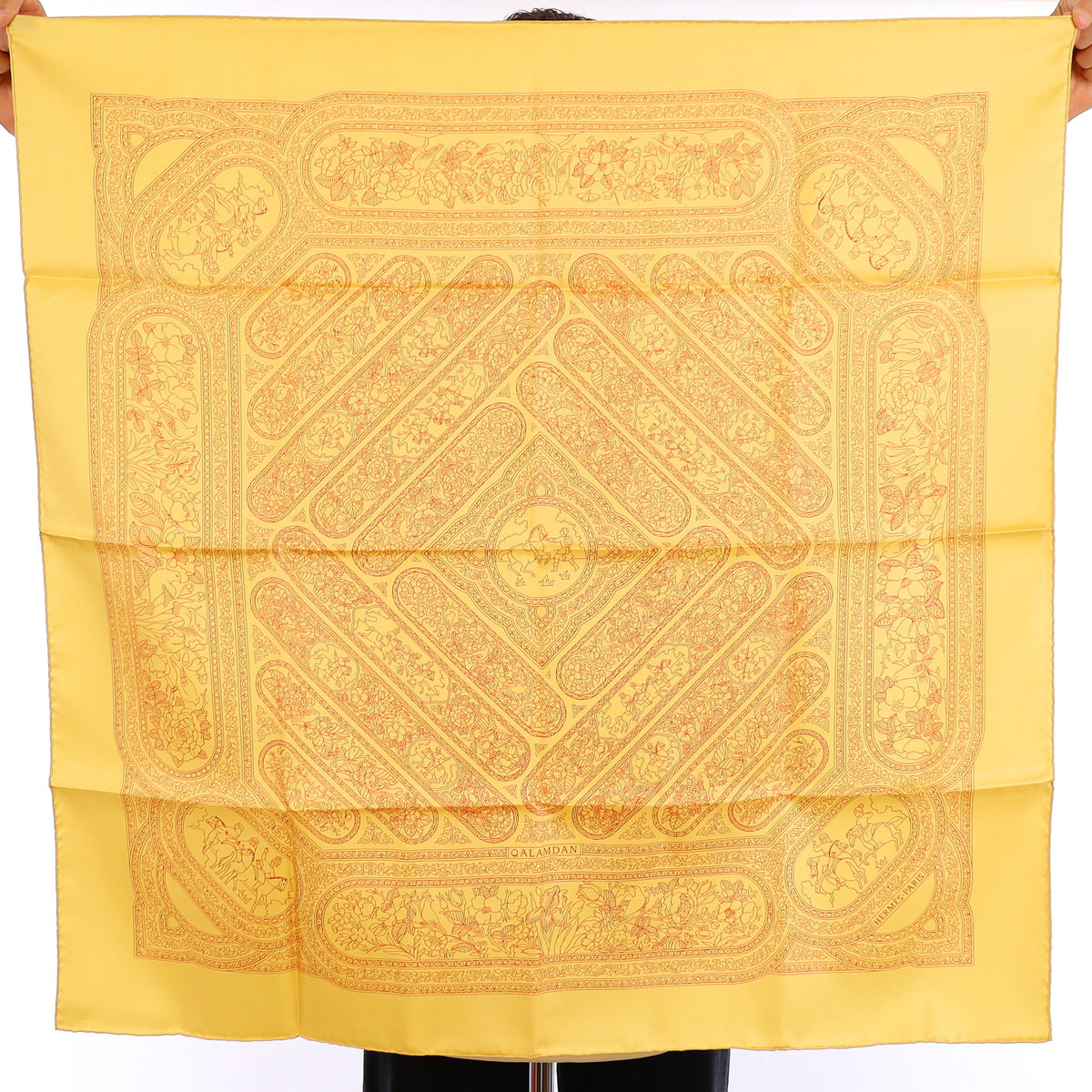 Brand New Boxed Hermès Qalamdan Silk Scarf Quite Rare