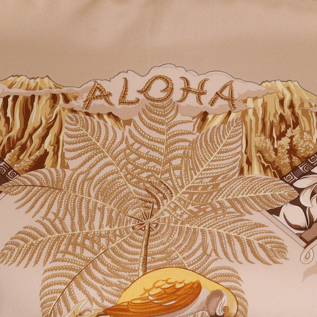 Brand New Boxed Hermès Aloha Silk Scarf