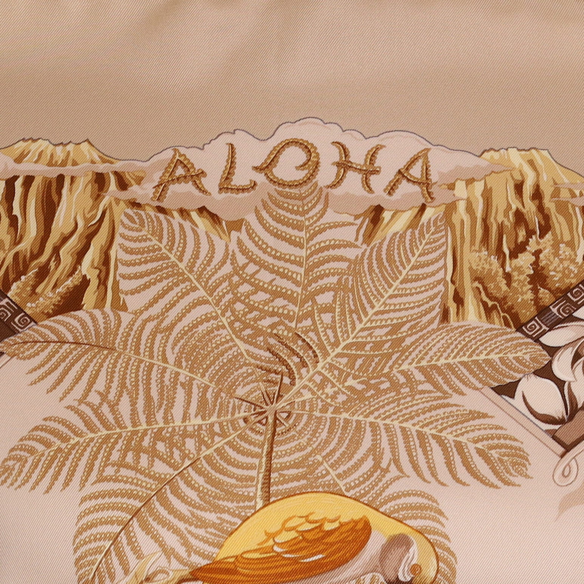 Brand New Boxed Hermès Aloha Silk Scarf