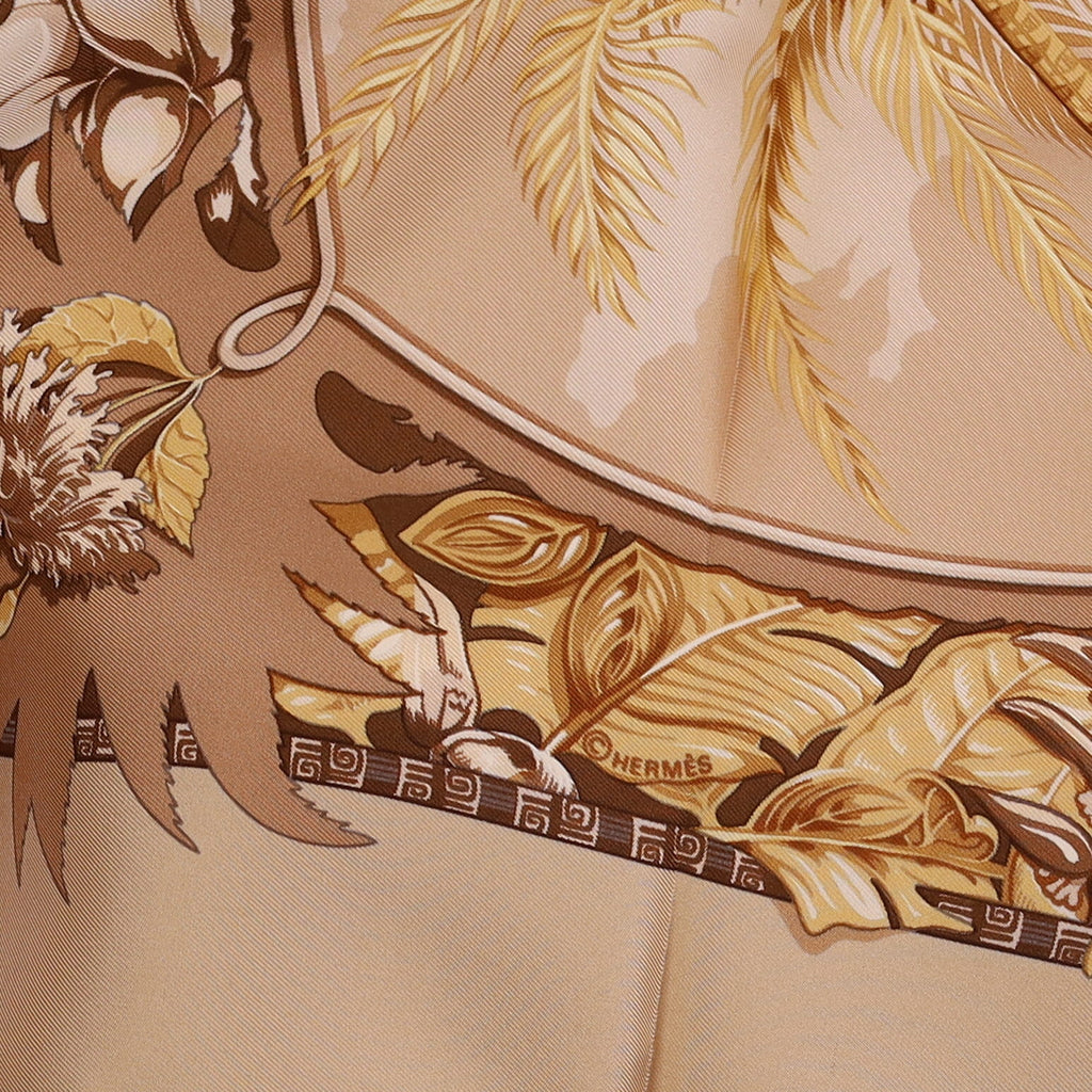 Brand New Boxed Hermès Aloha Silk Scarf