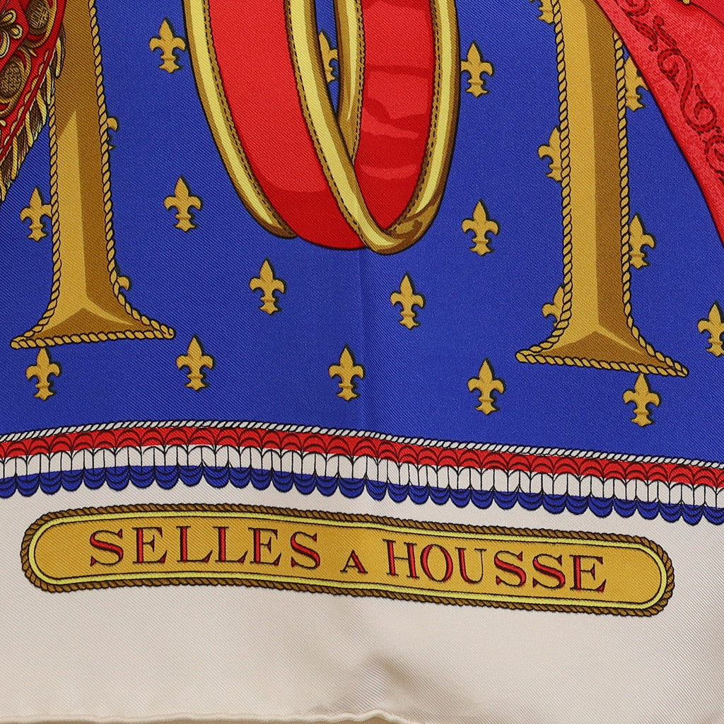 Pristine Boxed Hermès Selles a Housse Silk Scarf Quite Rare