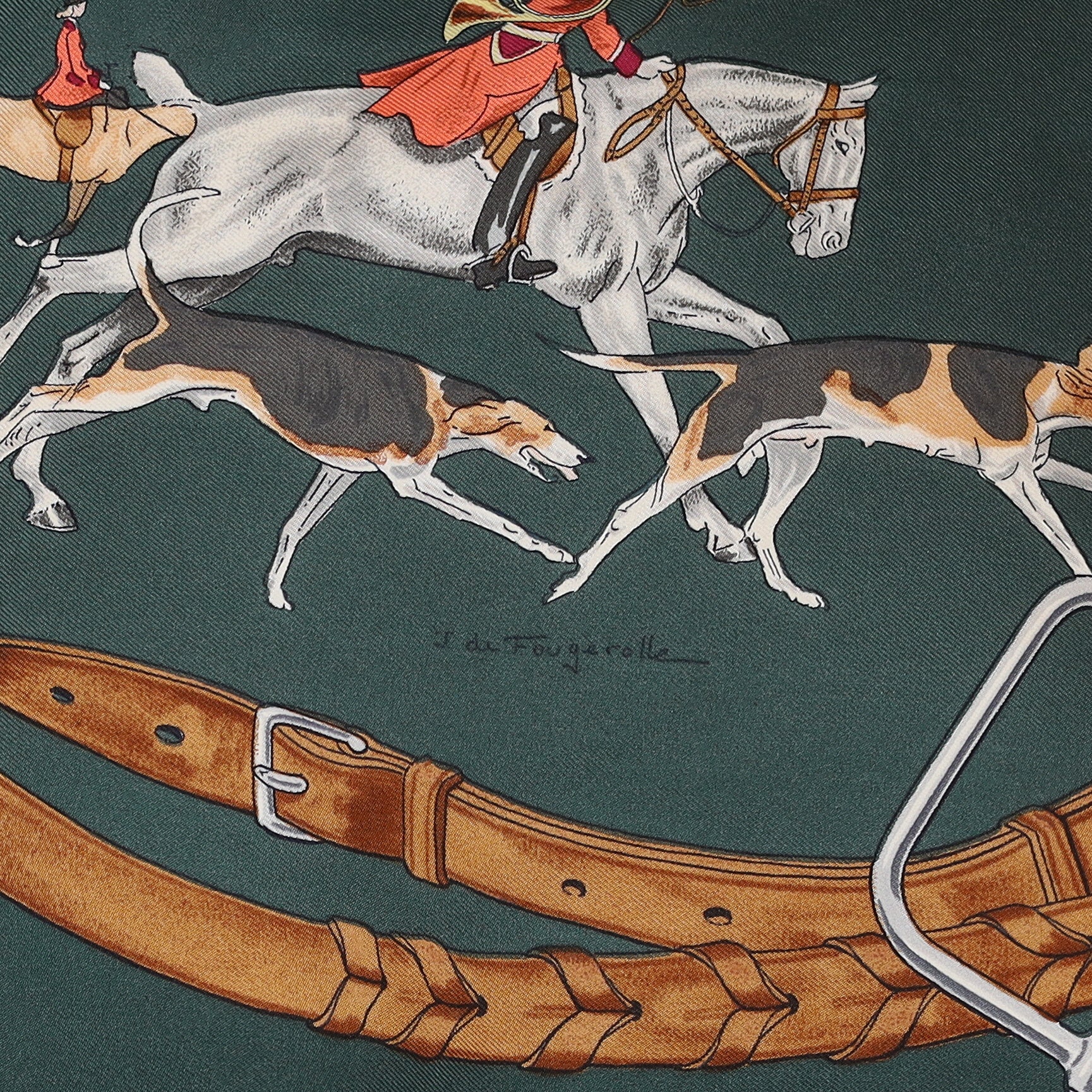 Hermès Le Bien Aller Silk Scarf