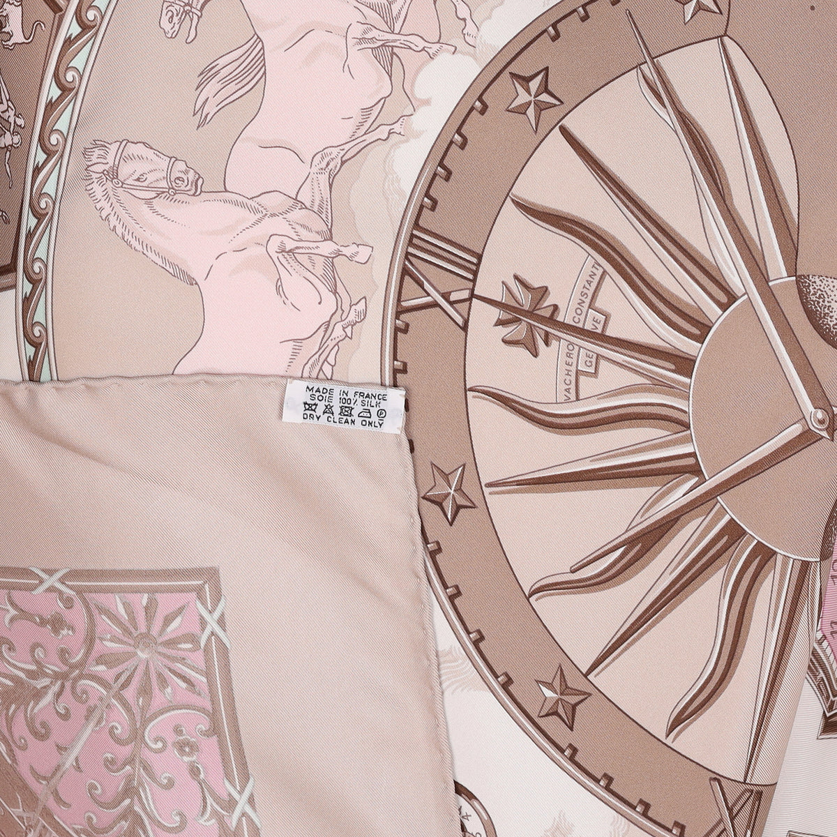 Hermès Pour Vacheron Constantin Silk Scarf Very Rare