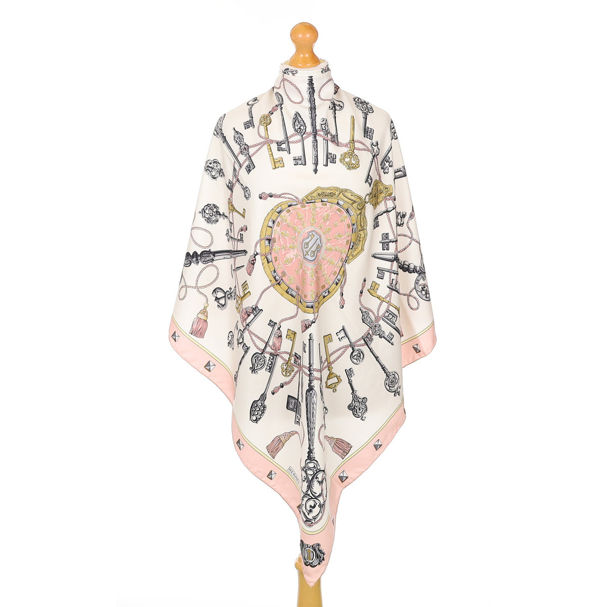 Hermès Les Clefs Silk Scarf