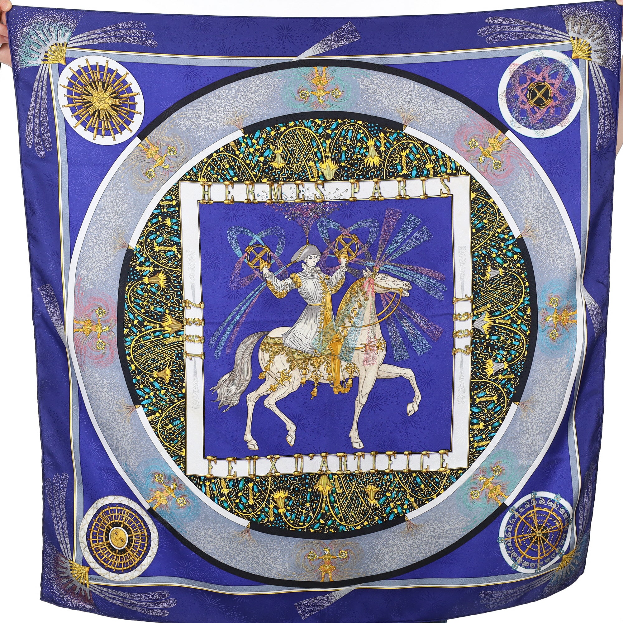 Hermès Feux d'artifice Silk Scarf