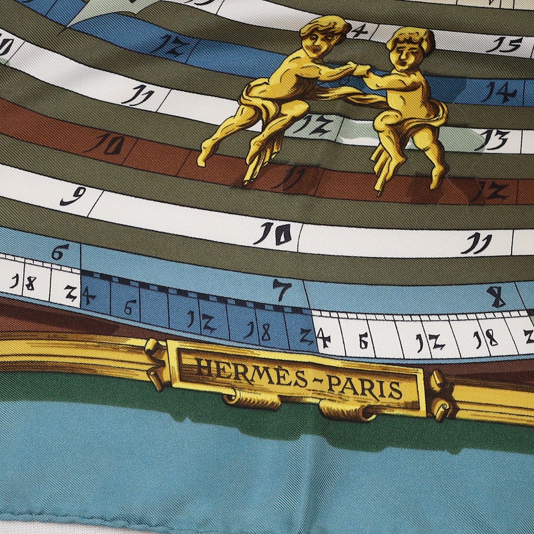 Hermès Dies et Hore Silk Scarf